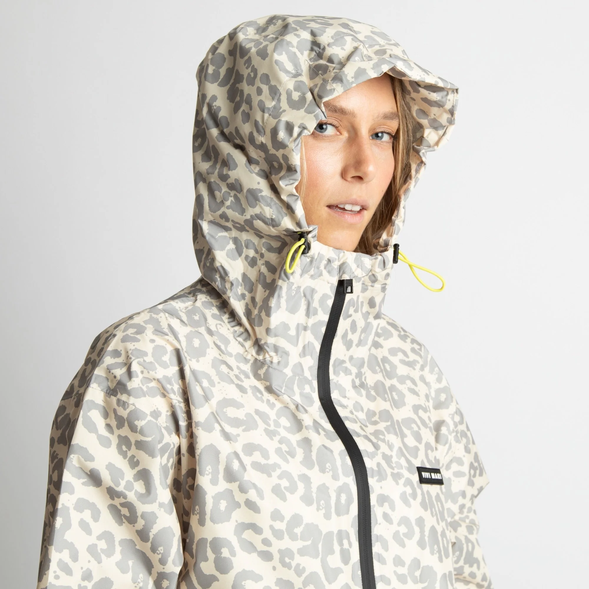 Rain Jacket leo splashes grey/sand - Image 11