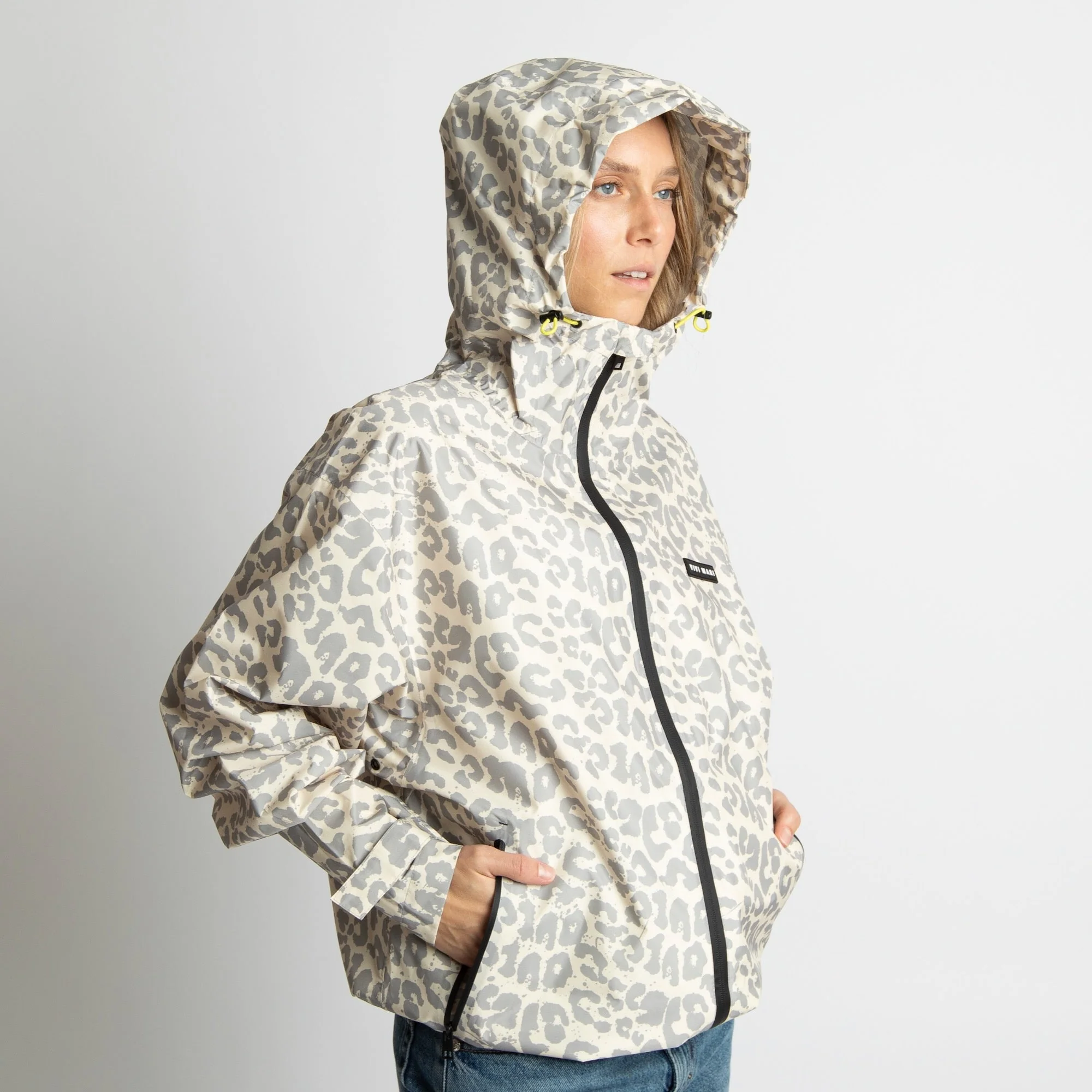 Rain Jacket leo splashes grey/sand - Image 15