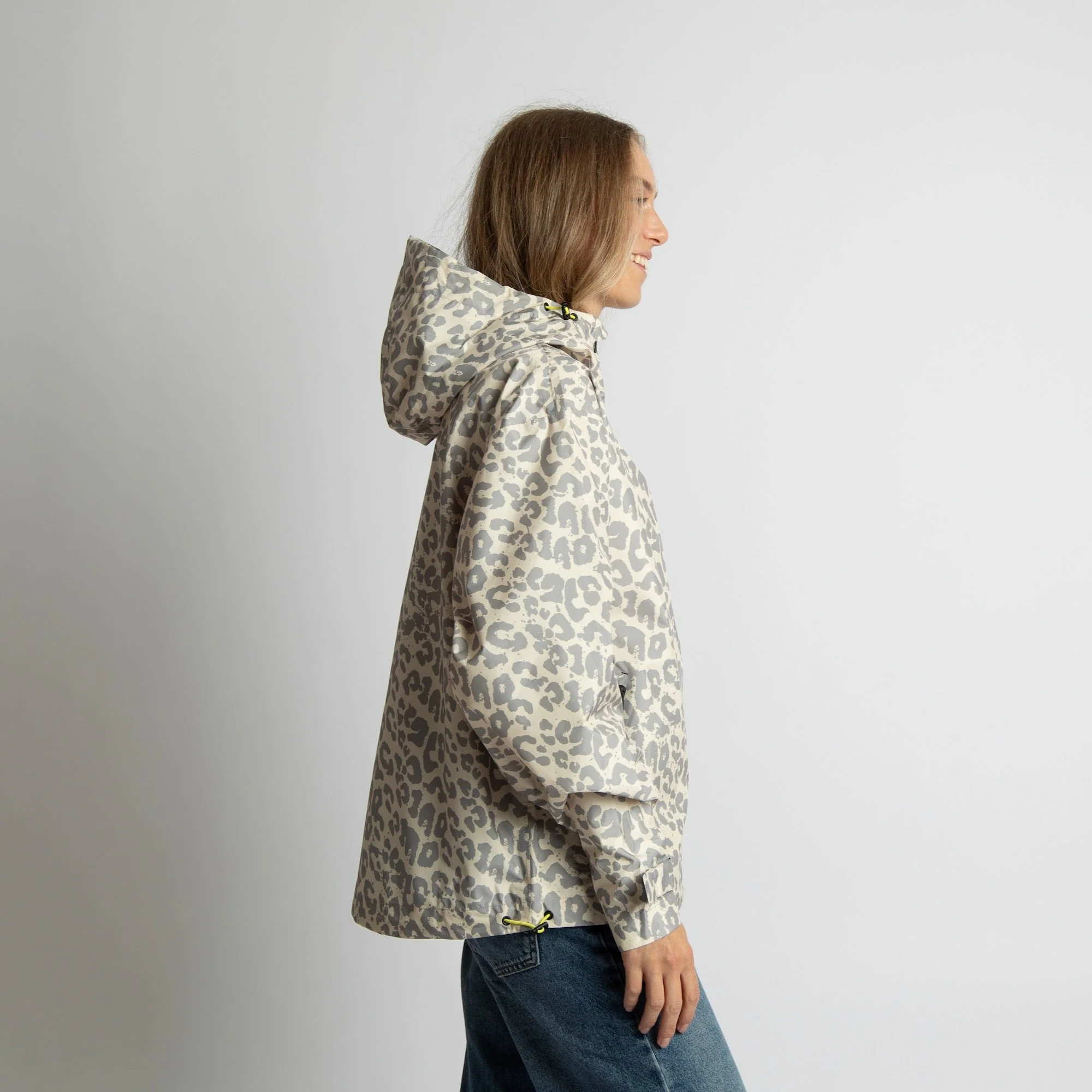 Rain Jacket leo splashes grey/sand - Image 4