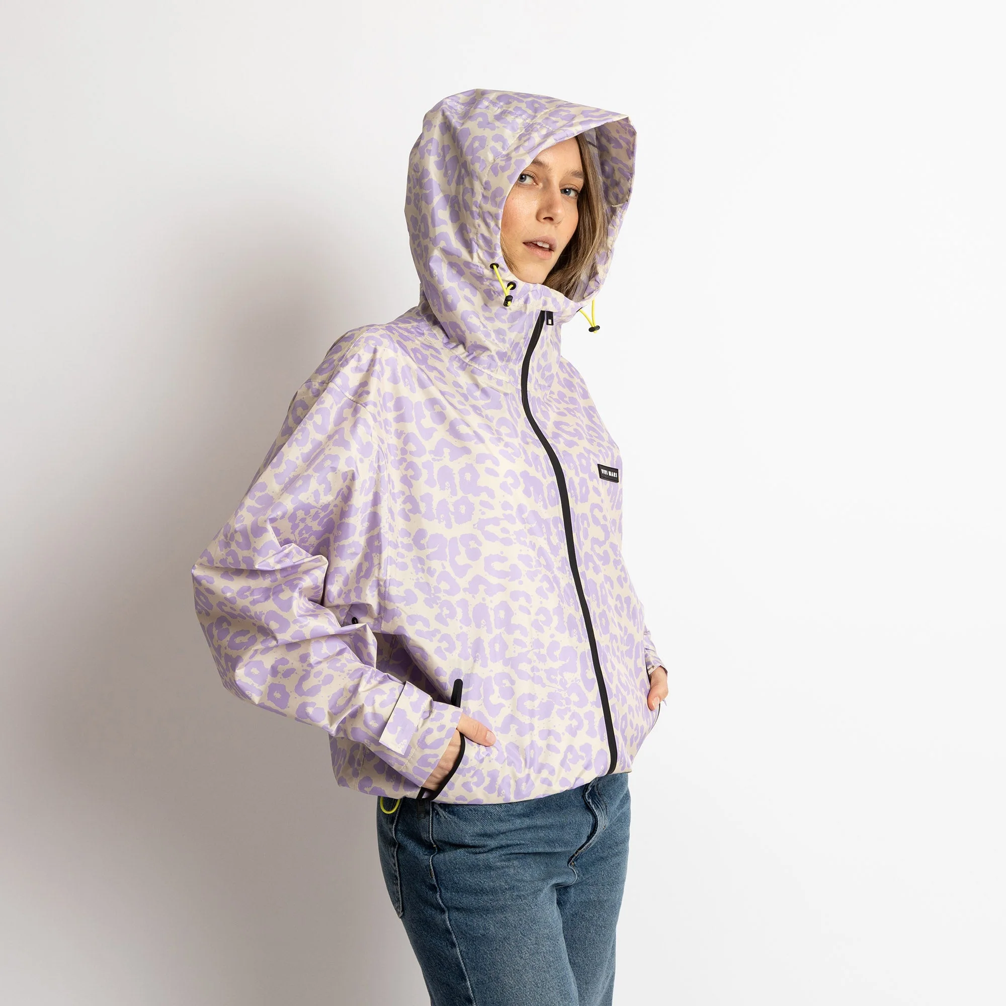 Rain Jacket leo splashes lavender/grey - Image 11
