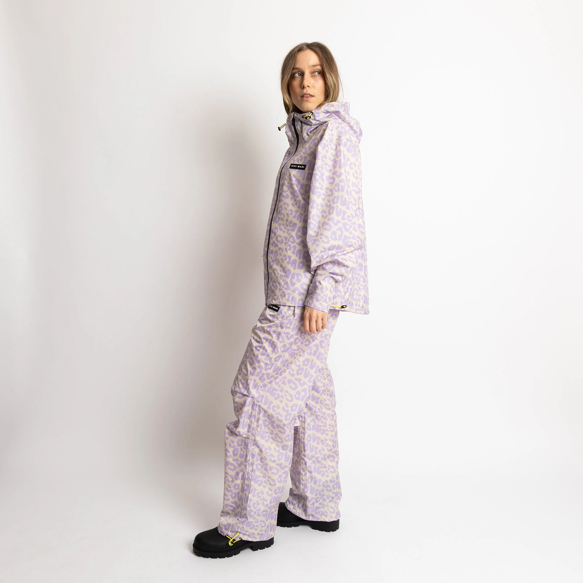 Rain Jacket leo splashes lavender/grey - Image 14
