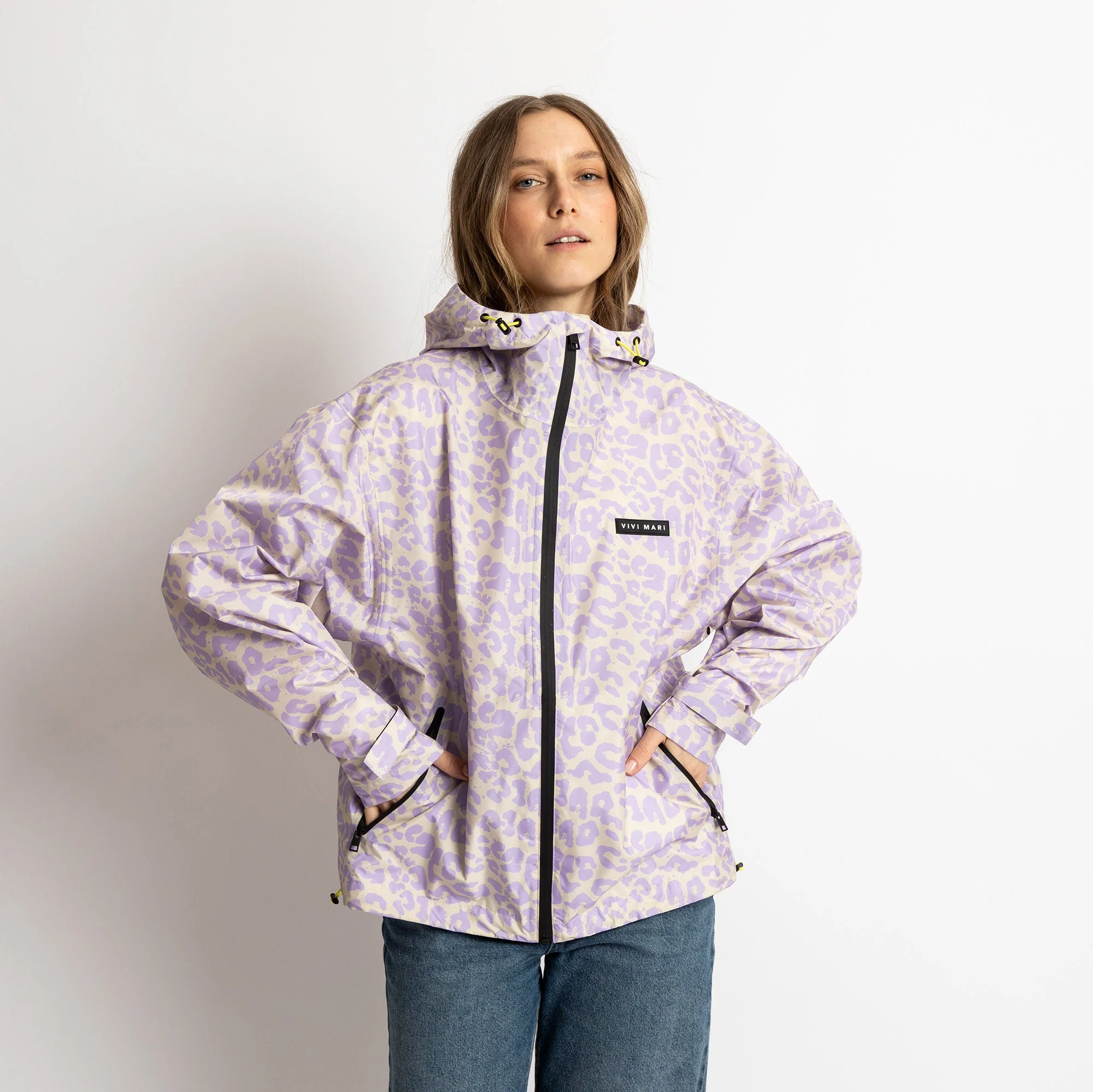 Rain Jacket leo splashes lavender/grey - Image 19