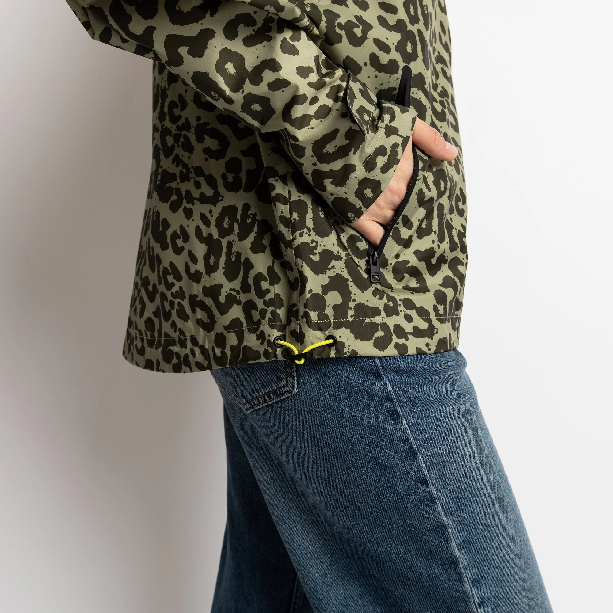 Rain Jacket leo splashes olive/pale olive - Image 17