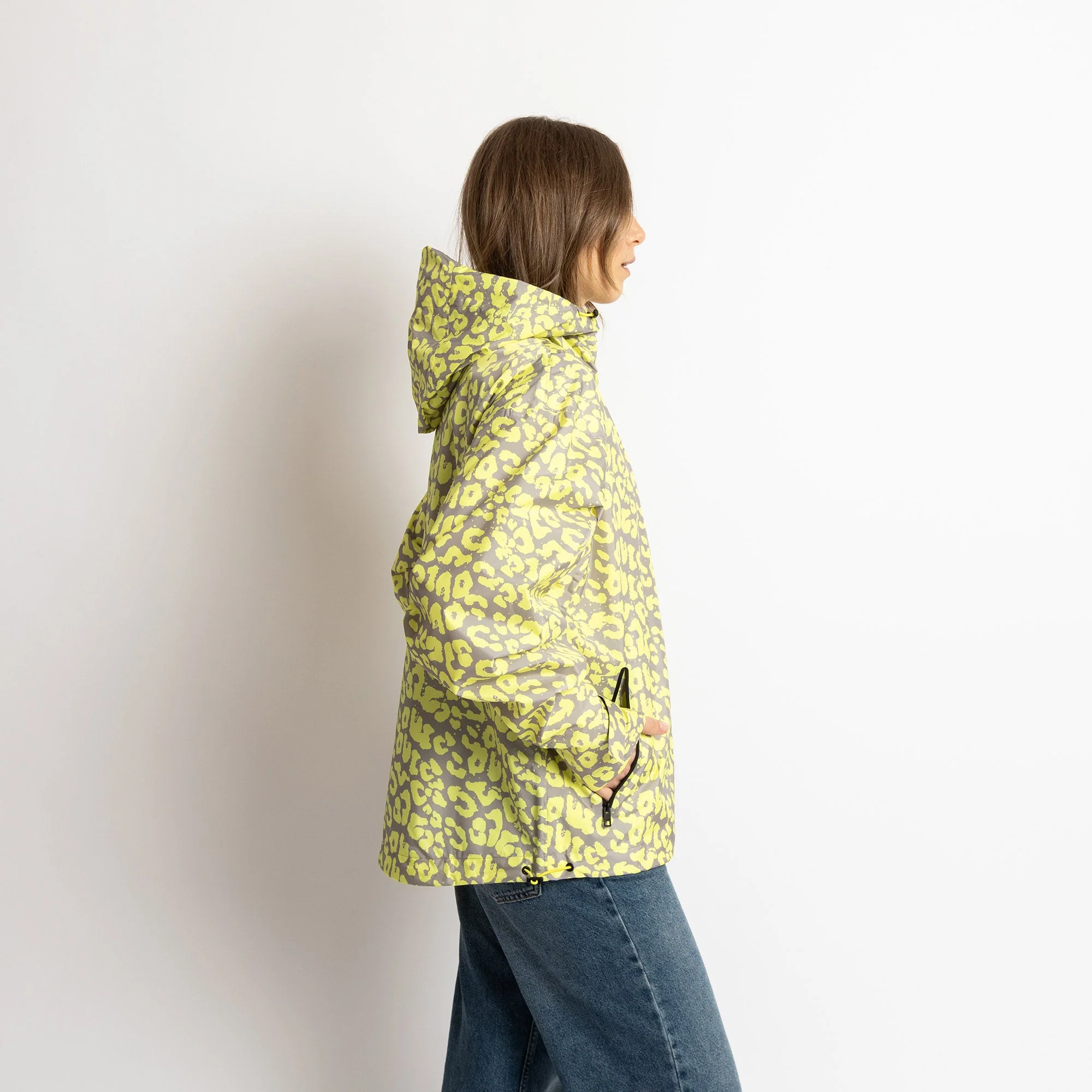 Rain Jacket leo splashes yellow/grey - Image 14