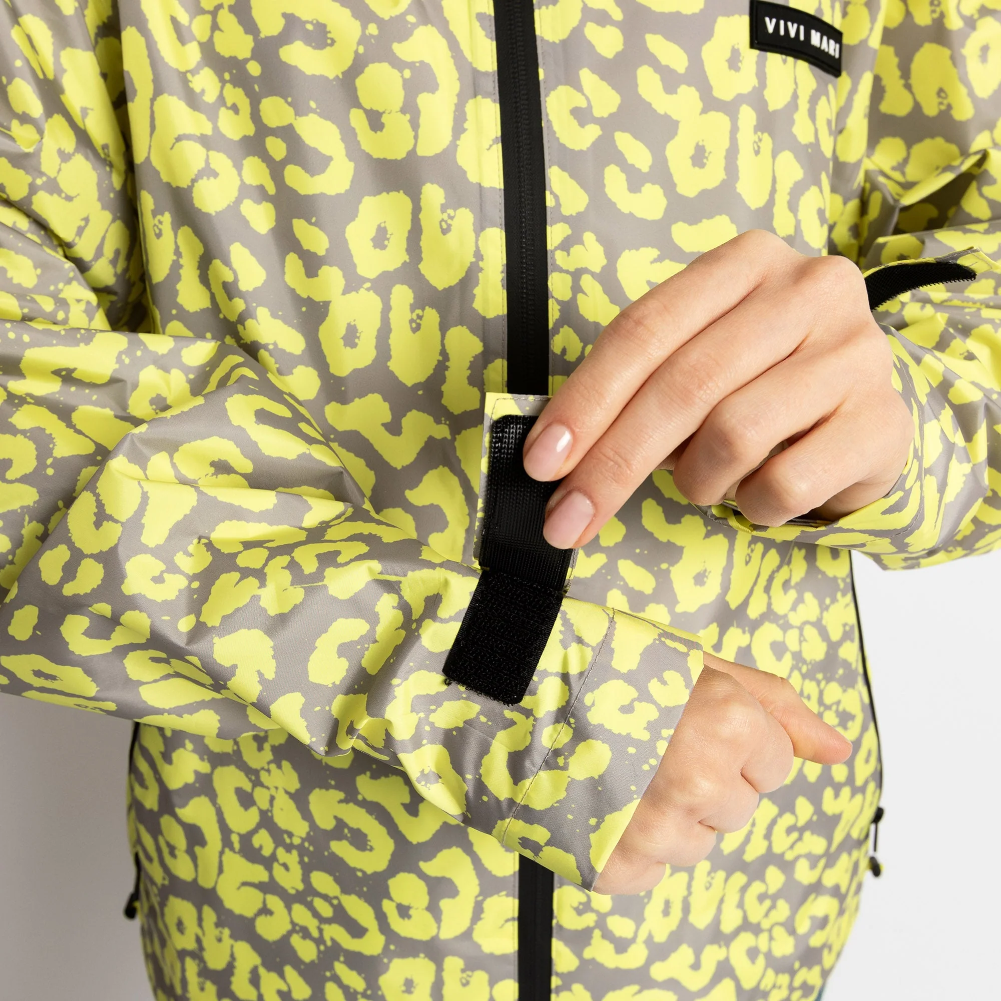 Rain Jacket leo splashes yellow/grey - Image 15