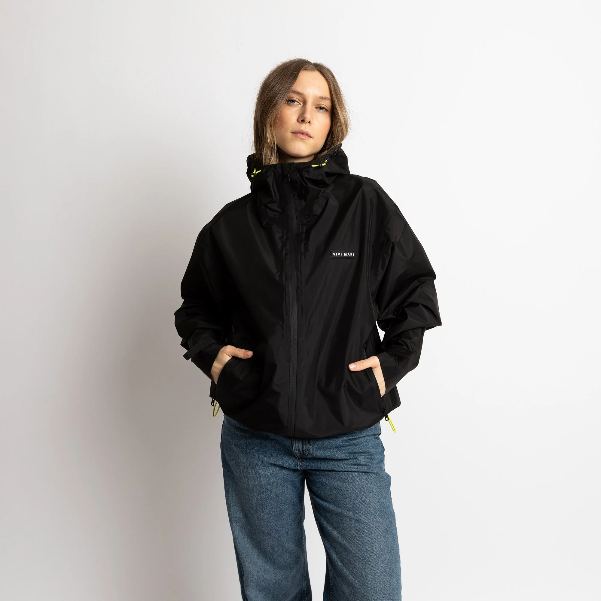 Rain Jacket solid black - Image 3