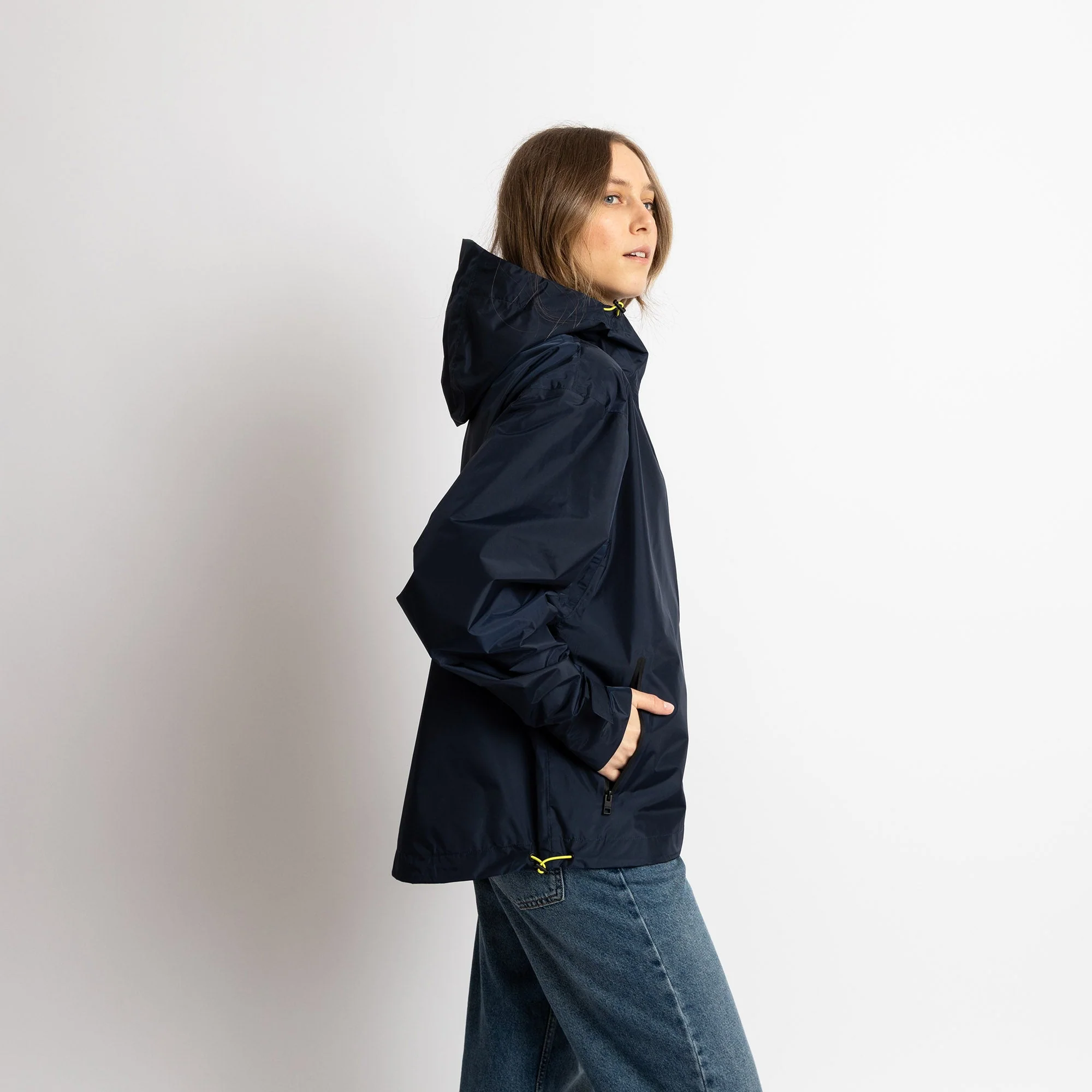 Rain Jacket solid navy - Image 14