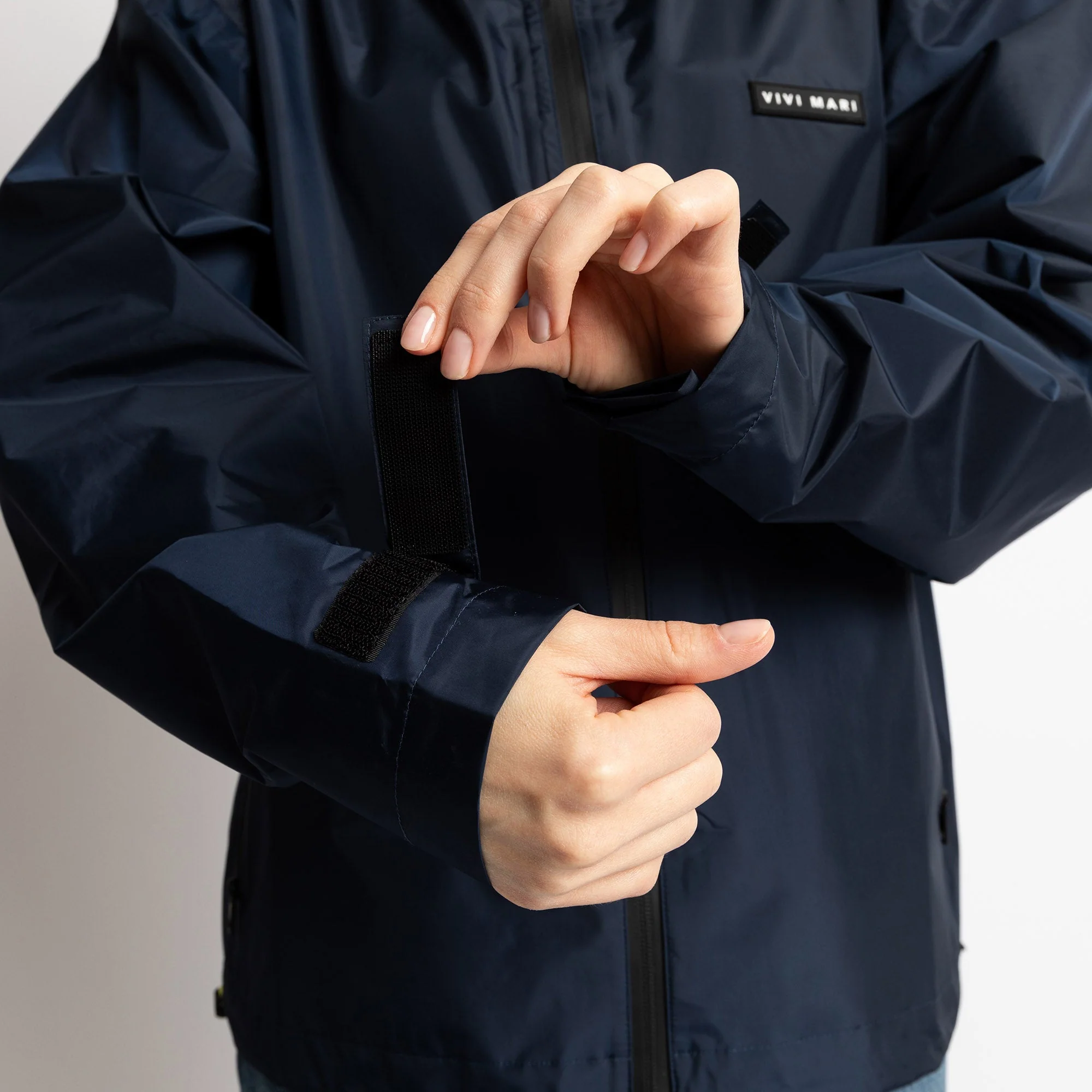 Rain Jacket solid navy - Image 17