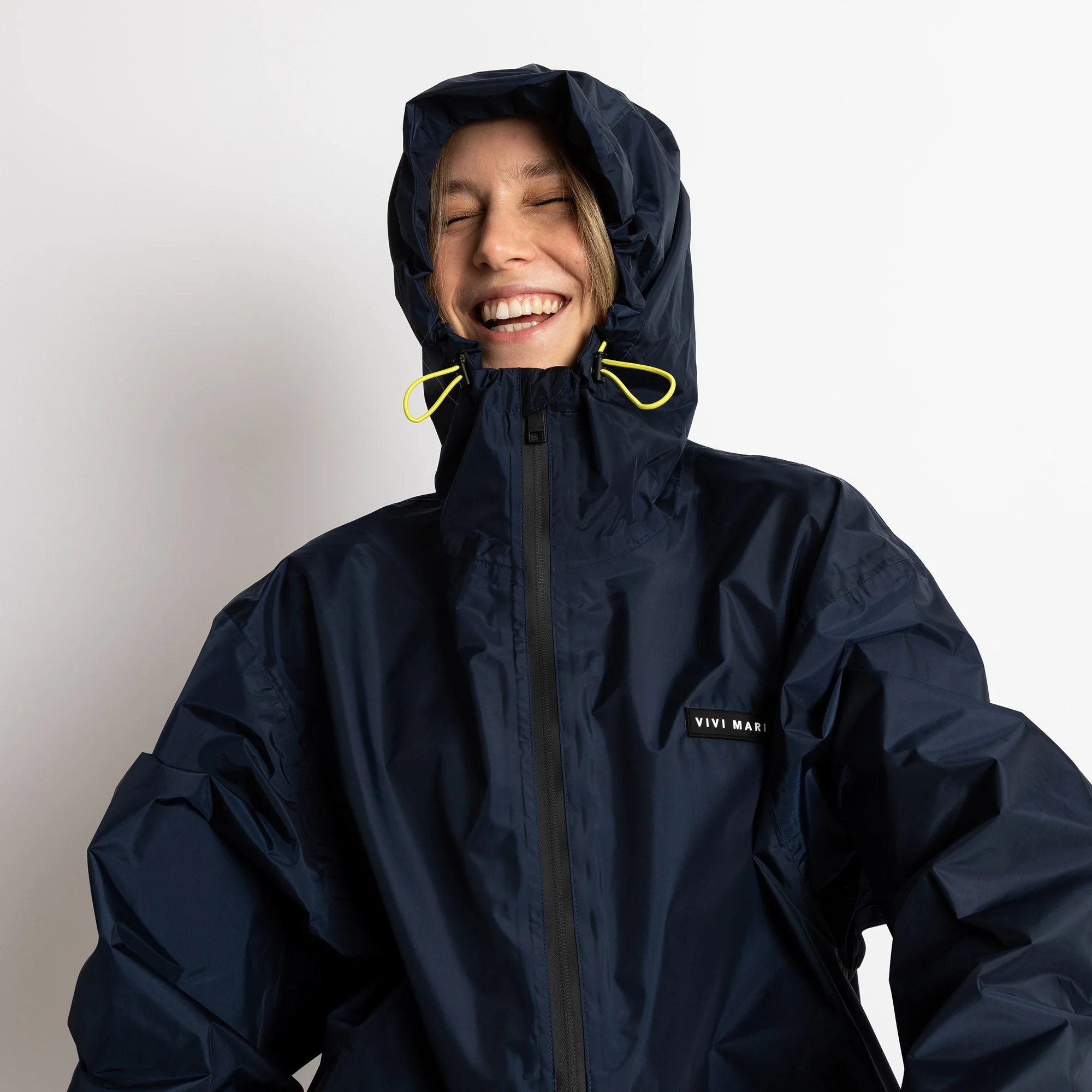 Rain Jacket solid navy - Image 8