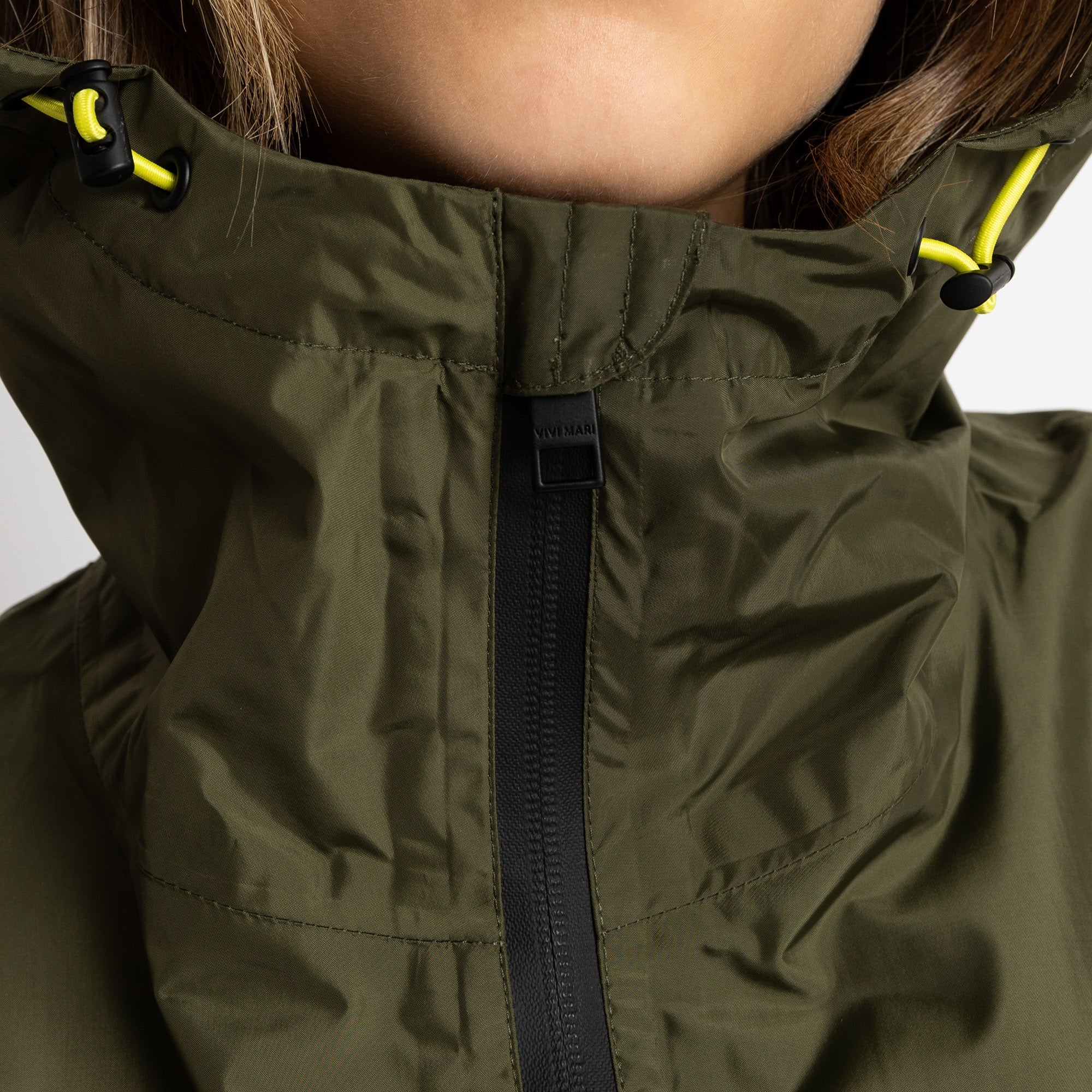 Rain Jacket solid olive - Image 6