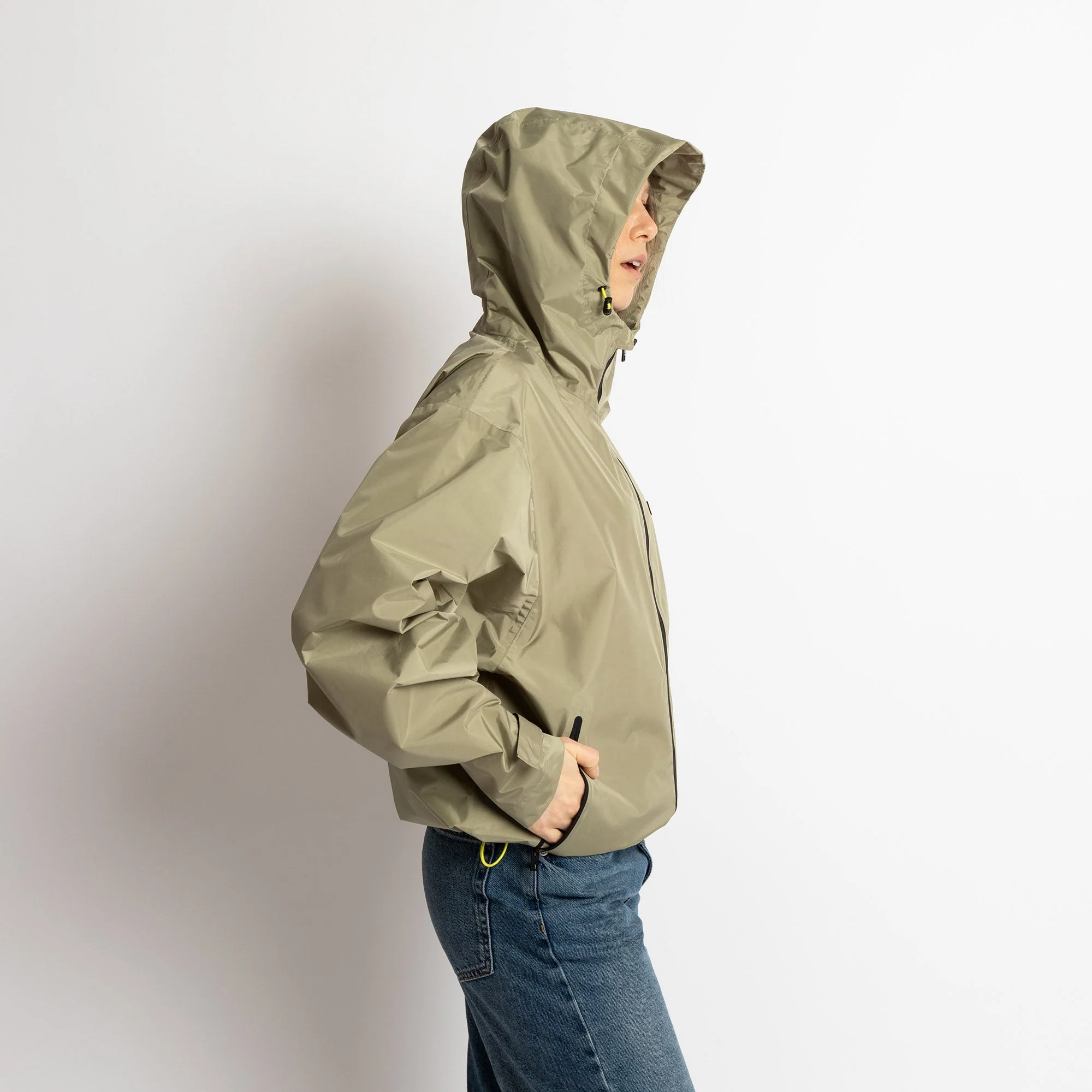 Rain Jacket solid pale olive - Image 11
