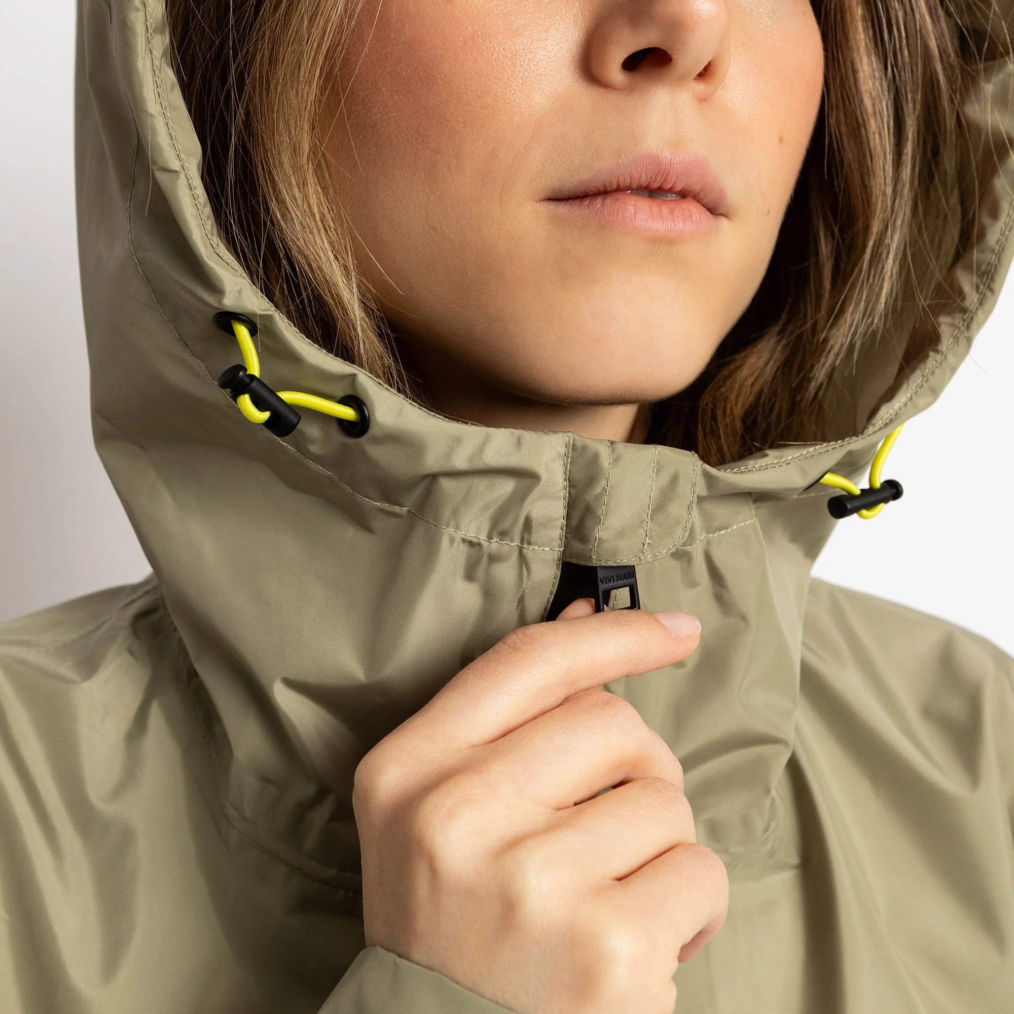Rain Jacket solid pale olive - Image 6
