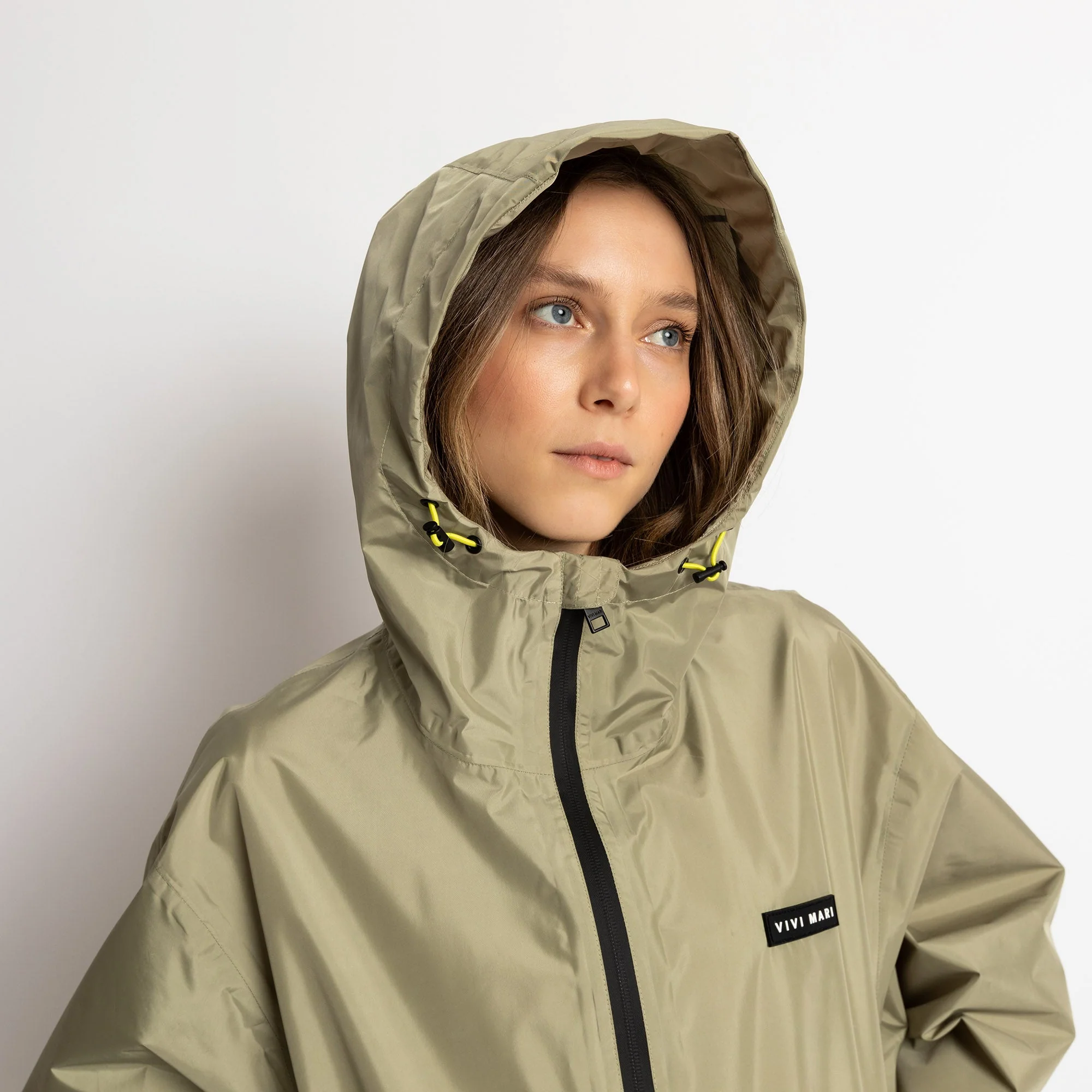 Rain Jacket solid pale olive - Image 7
