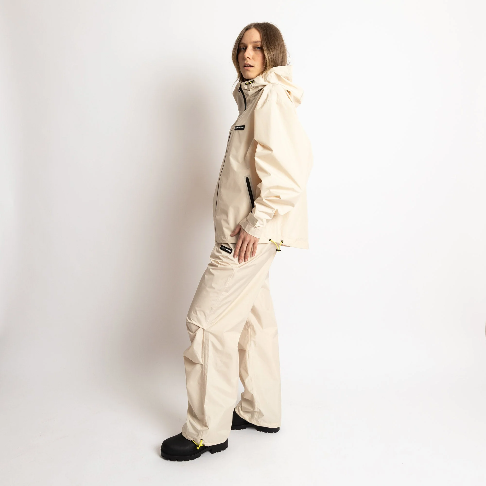 Rain Jacket solid sand - Image 10