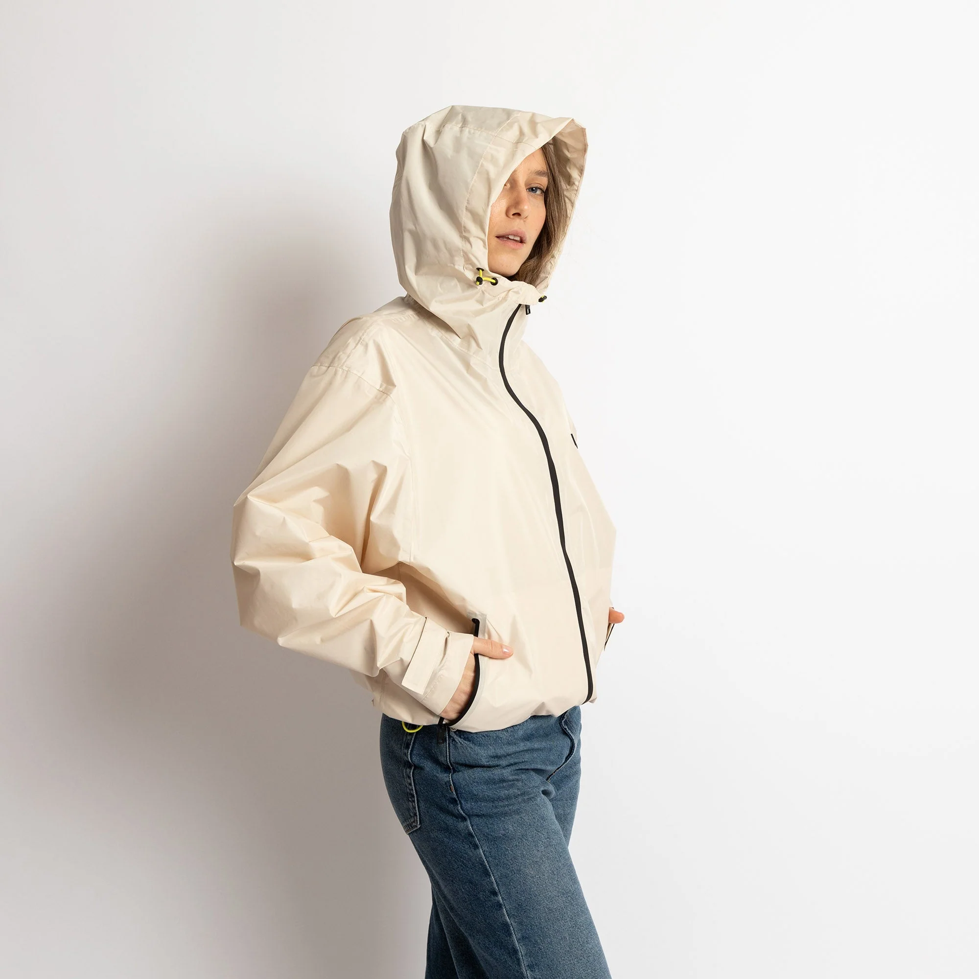 Rain Jacket solid sand - Image 15