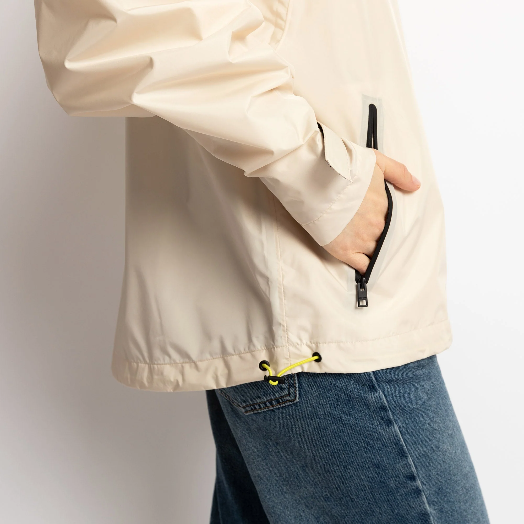 Rain Jacket solid sand - Image 17