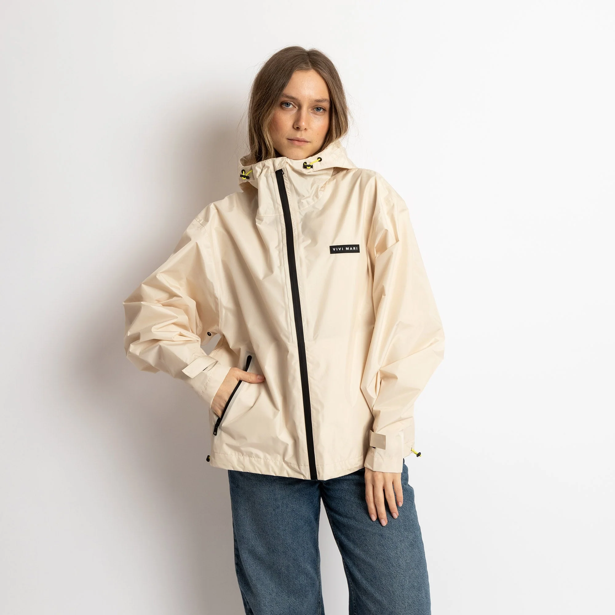 Rain Jacket solid sand - Image 18