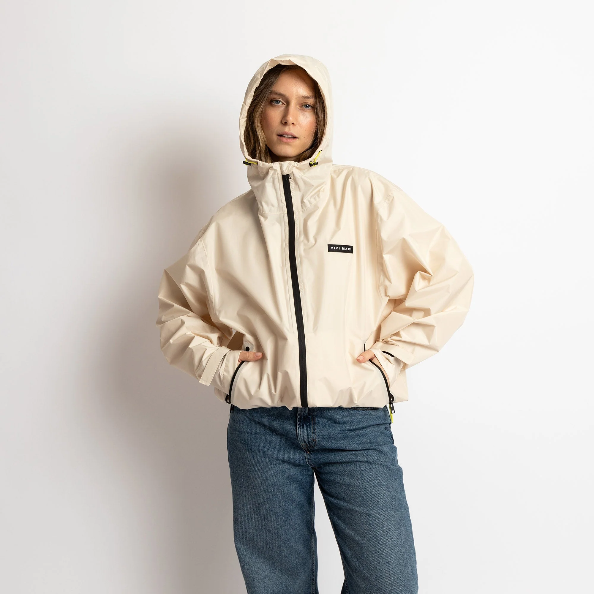 Rain Jacket solid sand - Image 3