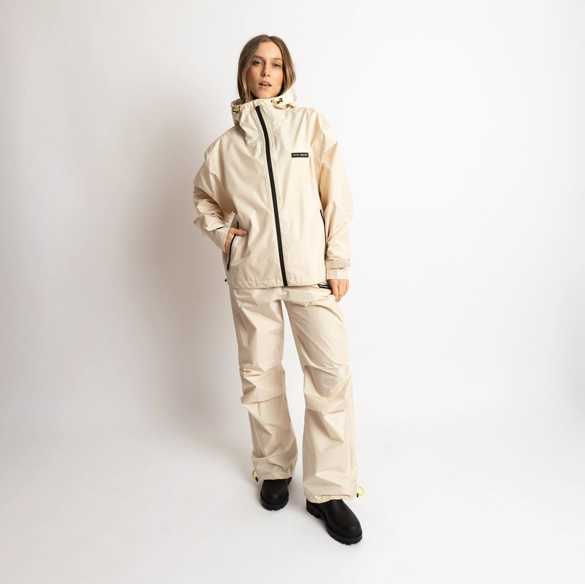Rain Jacket solid sand - Image 5