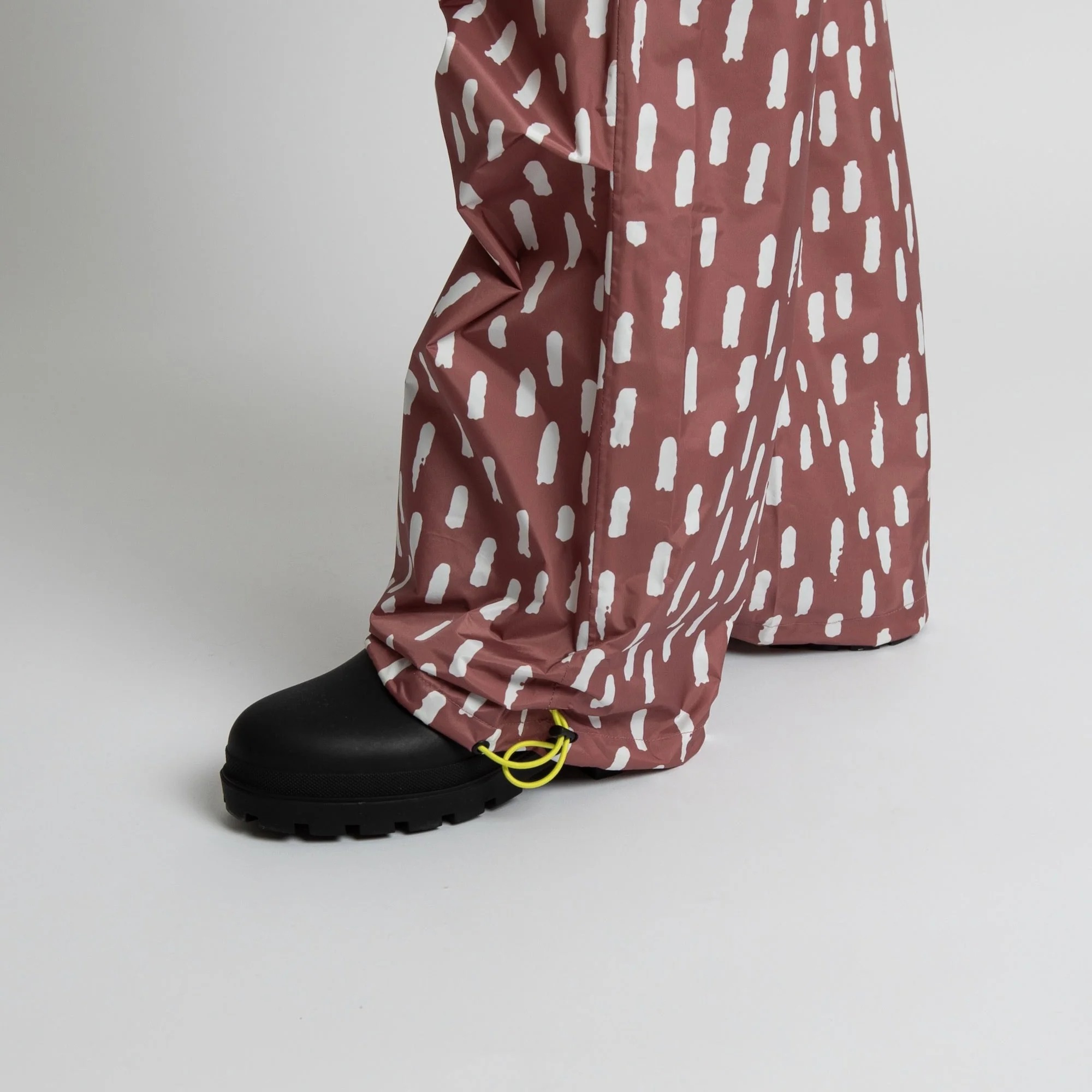 Rain Pants drops mauve/white - Image 3