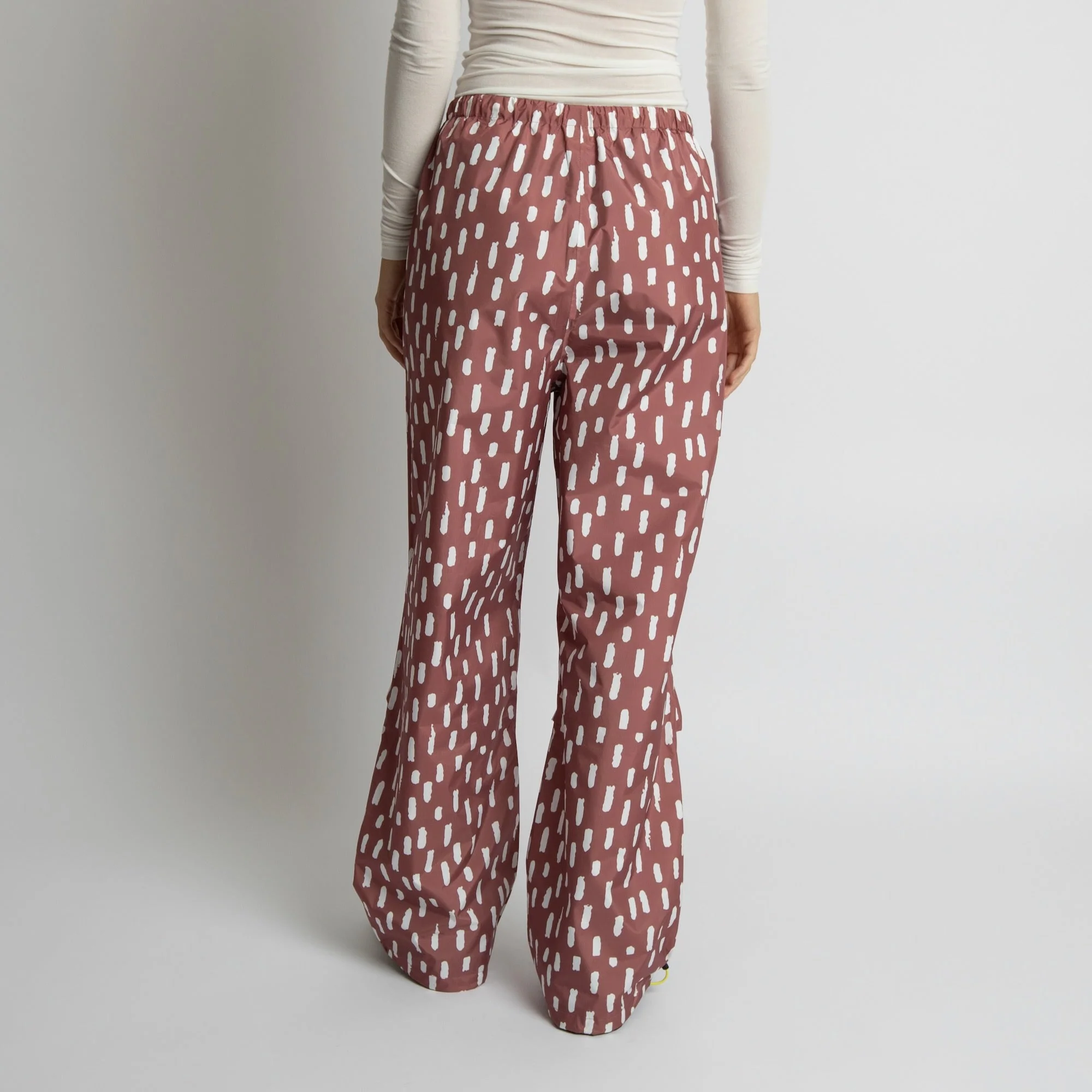 Rain Pants drops mauve/white - Image 6