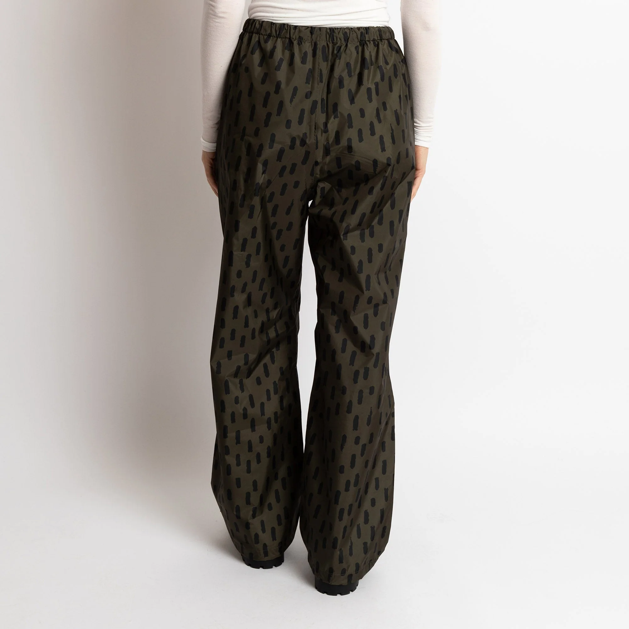 Rain Pants drops olive/black - Image 3