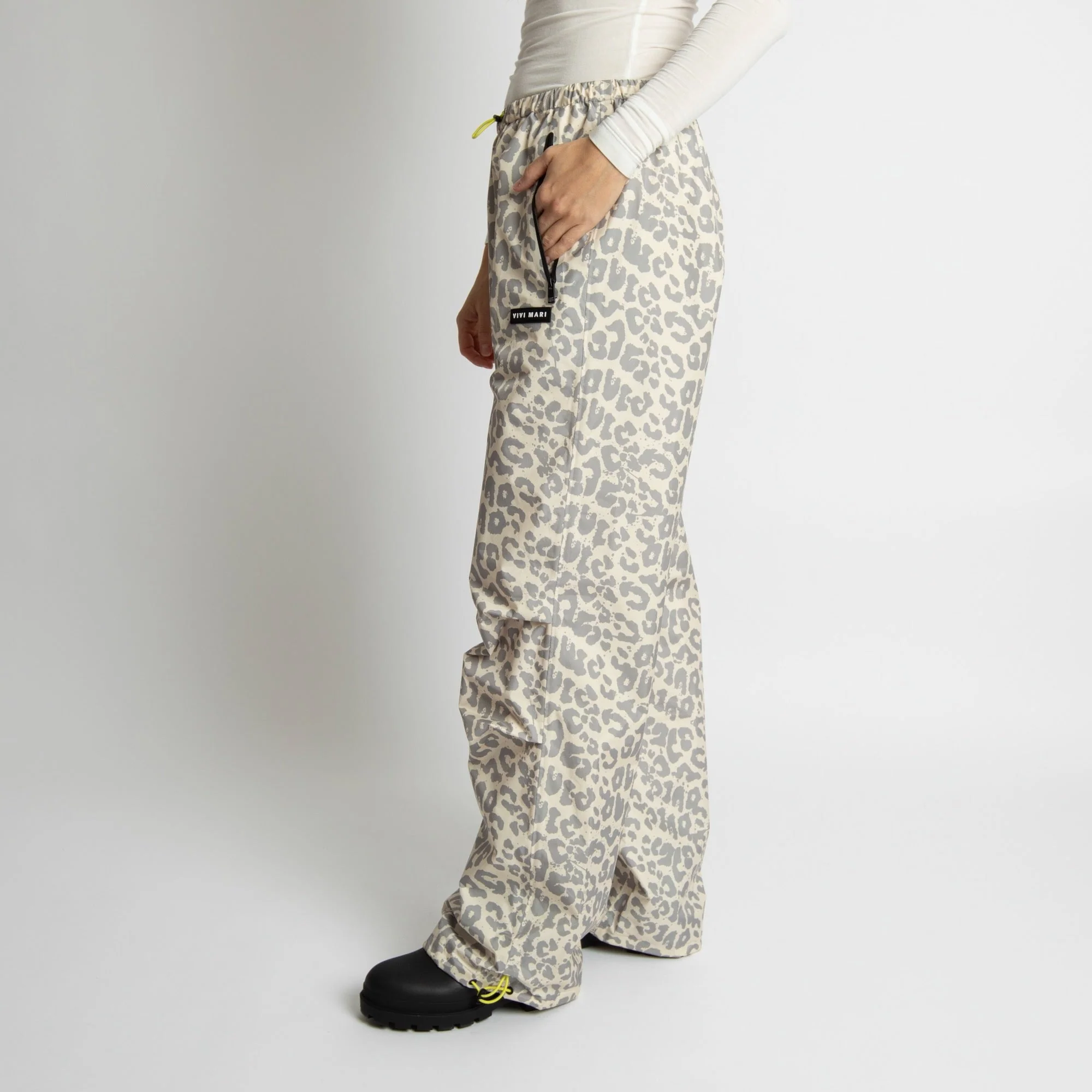 Rain Pants leo splashes grey/sand - Image 4