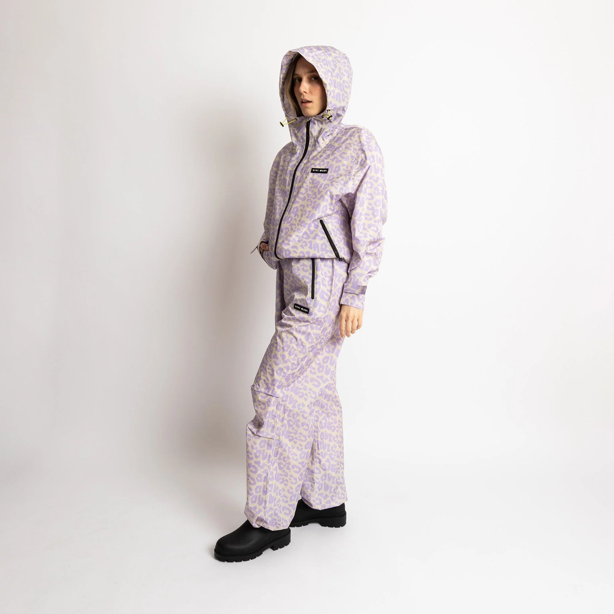 Rain Pants leo splashes lavender/grey - Image 9