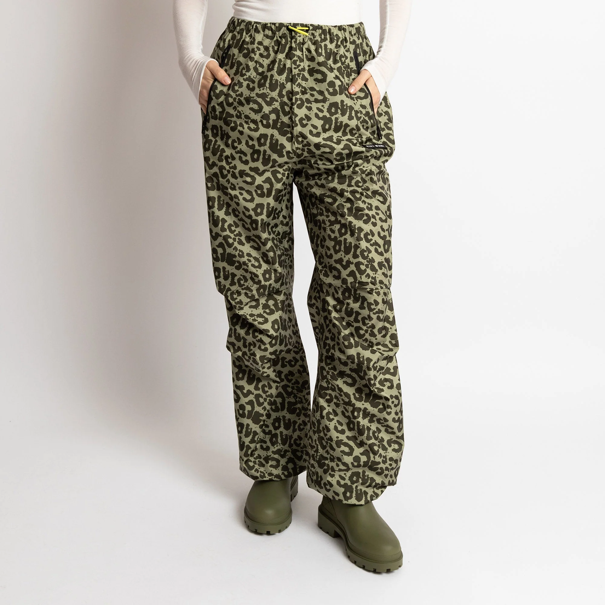 Rain Pants leo splashes olive/pale olive - Image 6