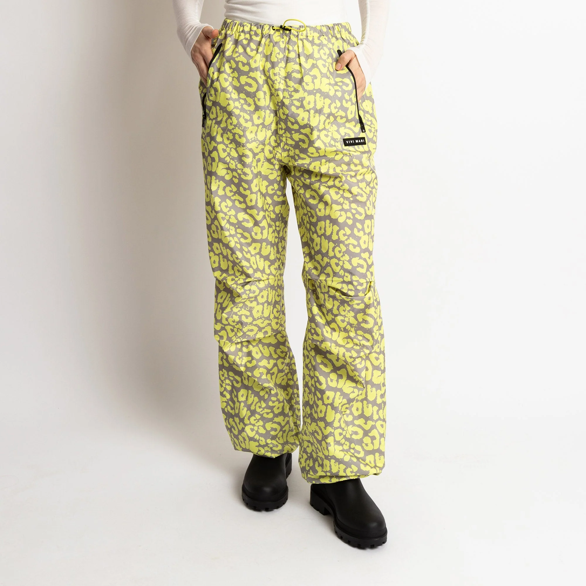 Rain Pants leo splashes yellow/grey - Image 5