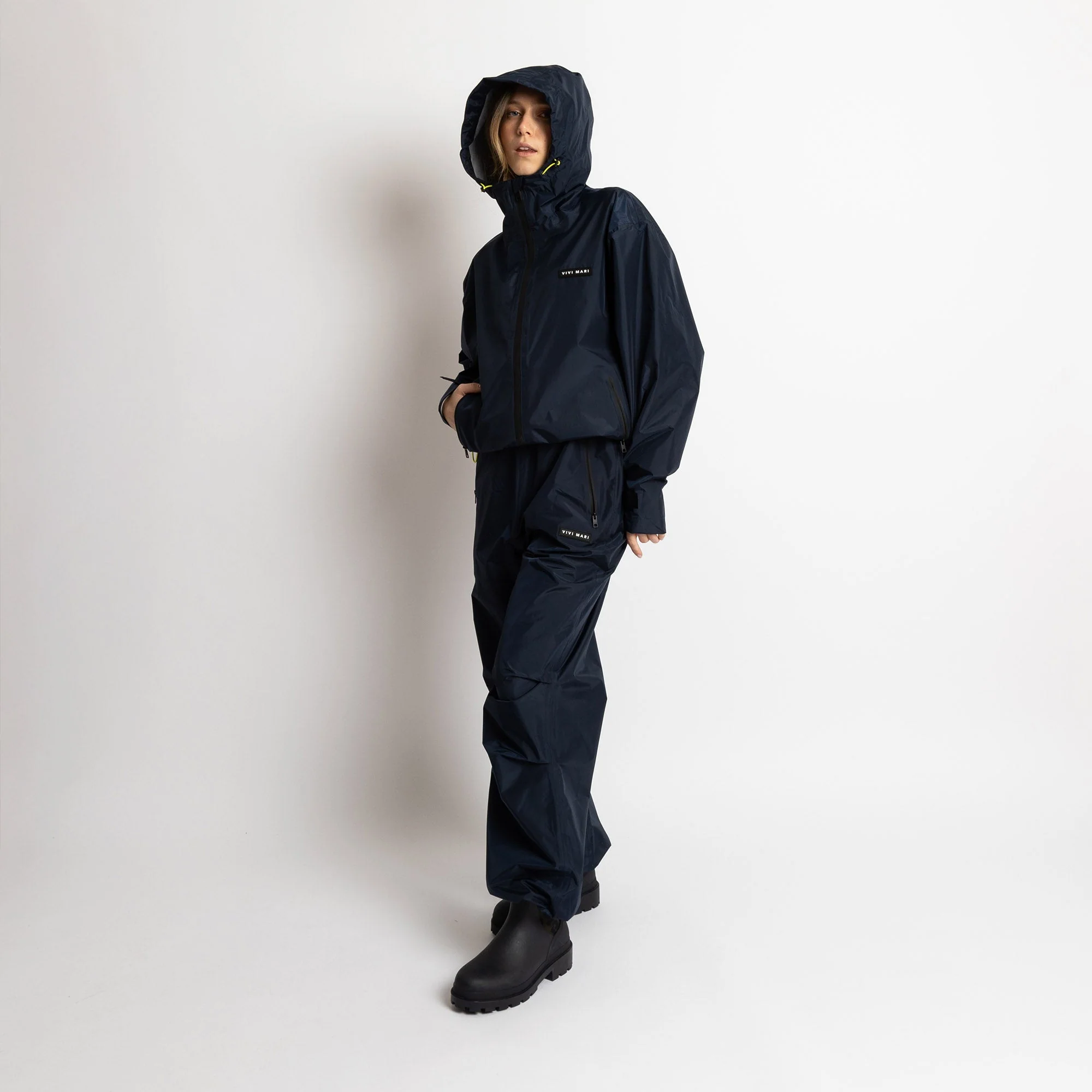 Rain Pants solid navy - Image 8