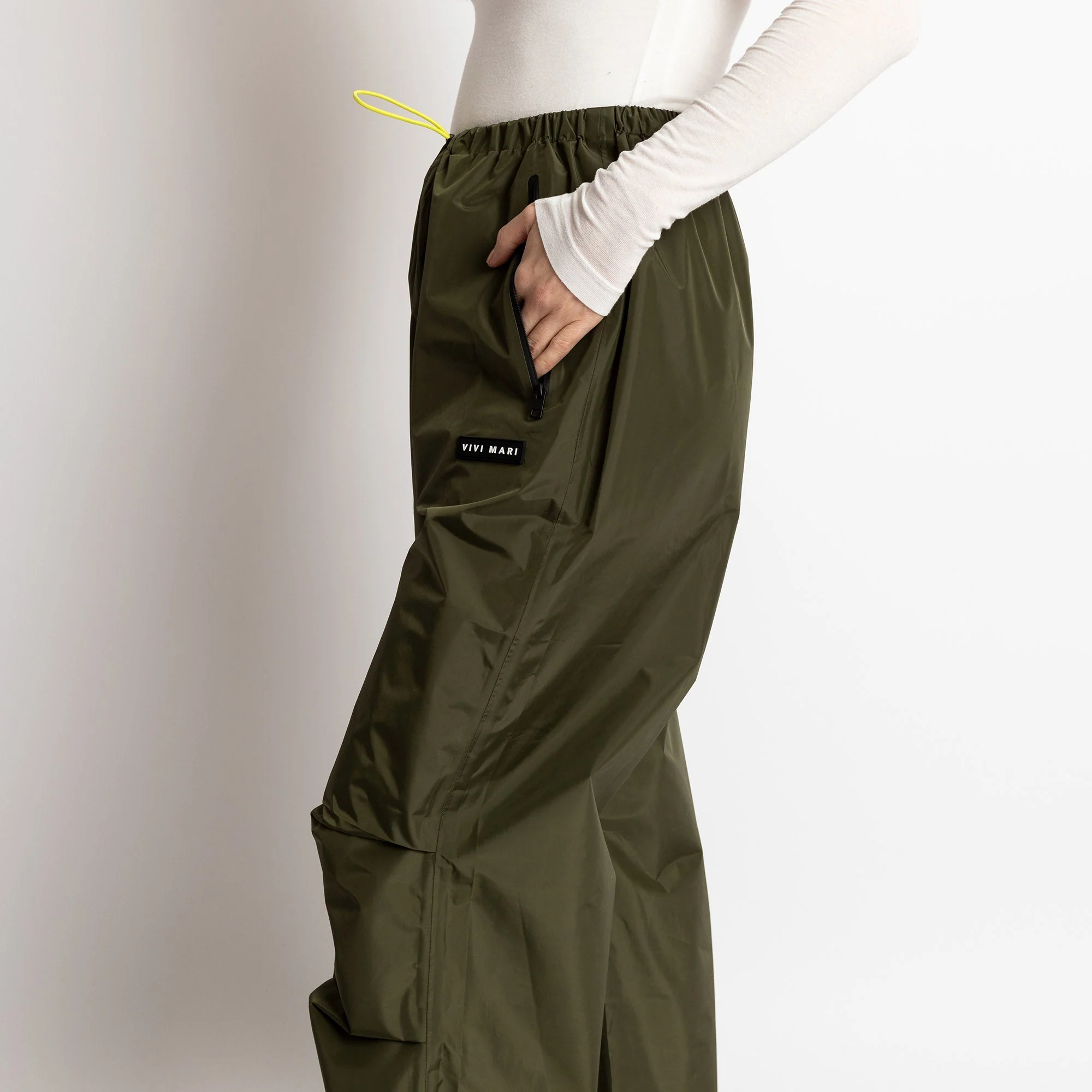 Rain Pants solid olive - Image 10