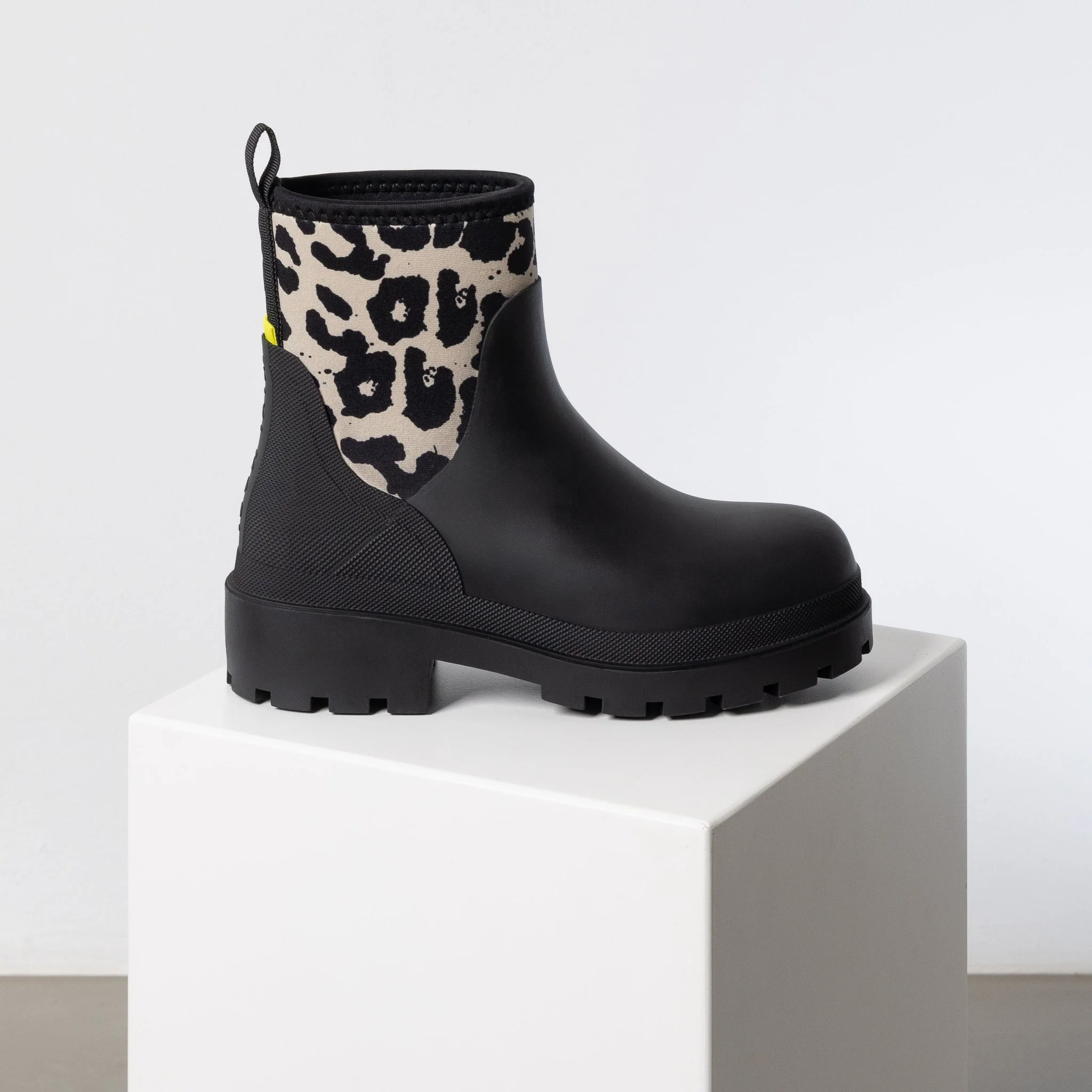 Rainboots short black/leo black-sand - Image 11