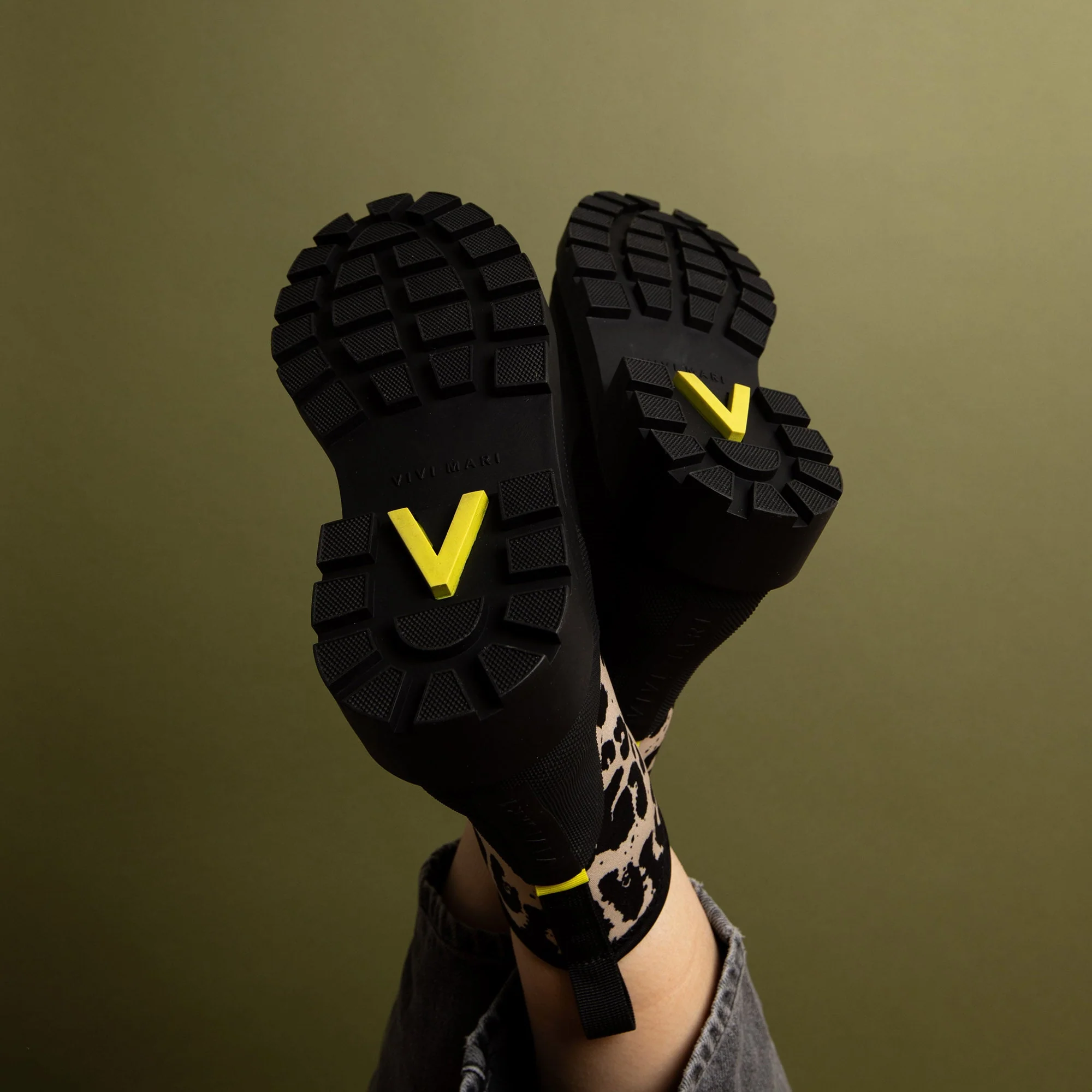 Rainboots short black/leo black-sand - Image 6