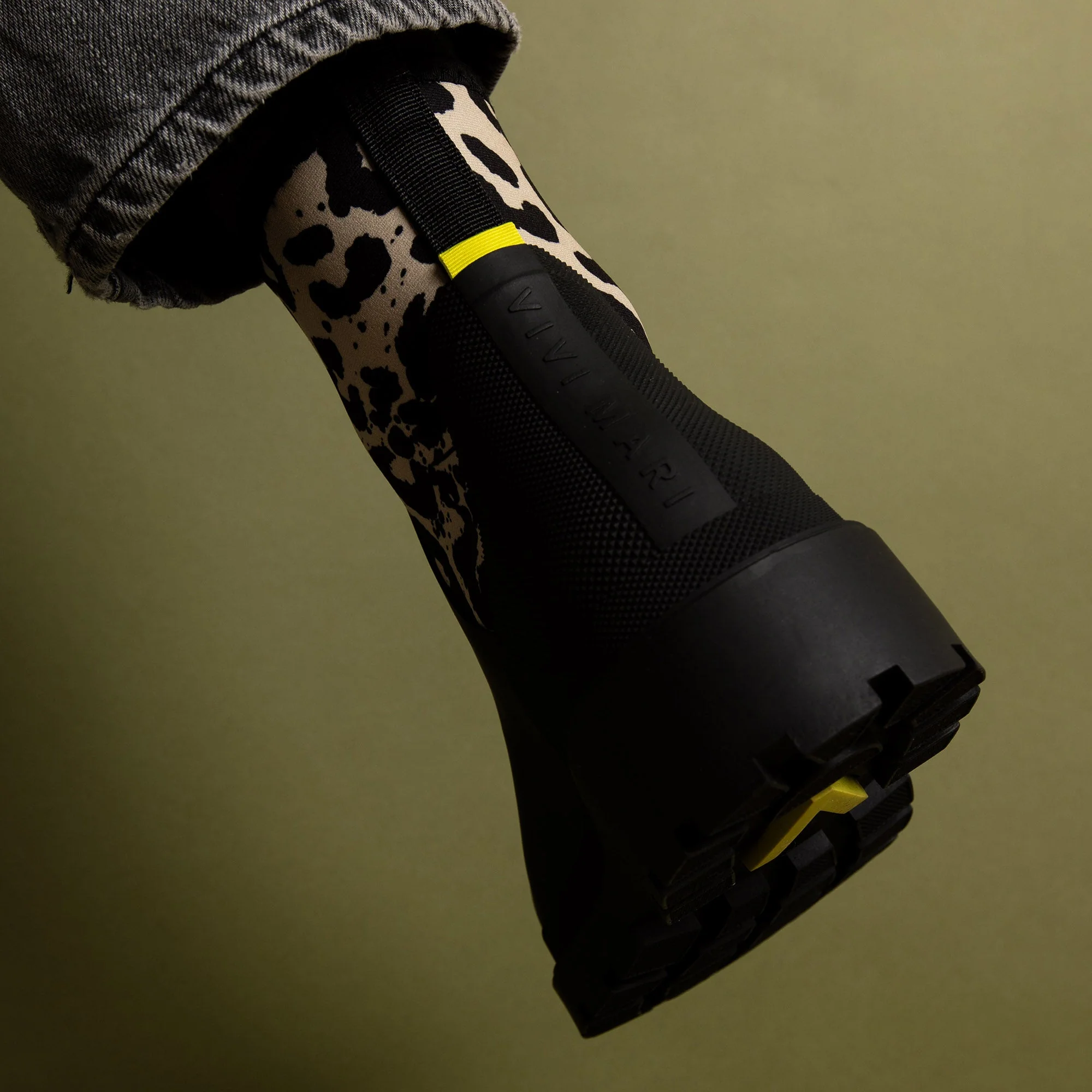Rainboots short black/leo black-sand - Image 8