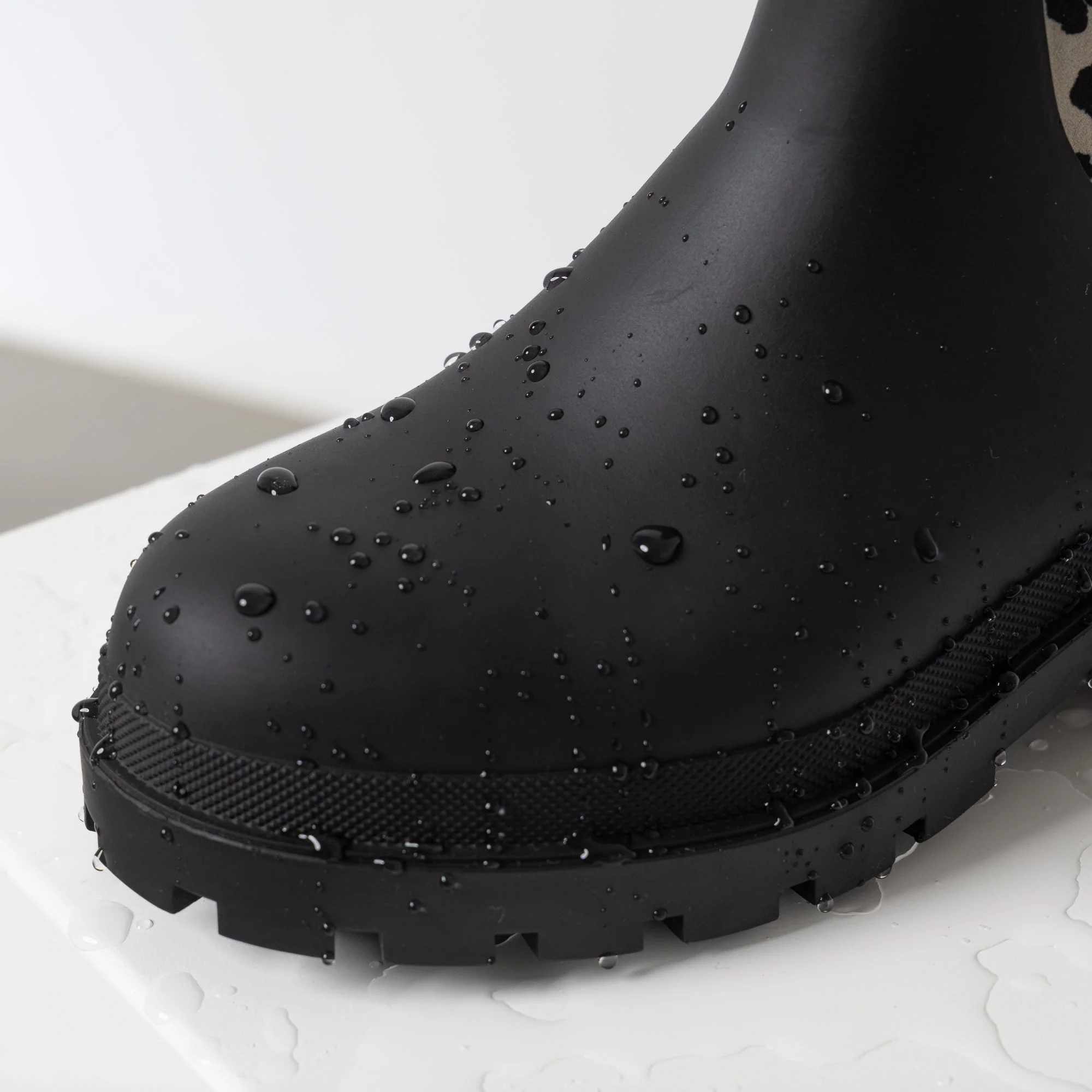 Rainboots short black/leo black-sand - Image 9