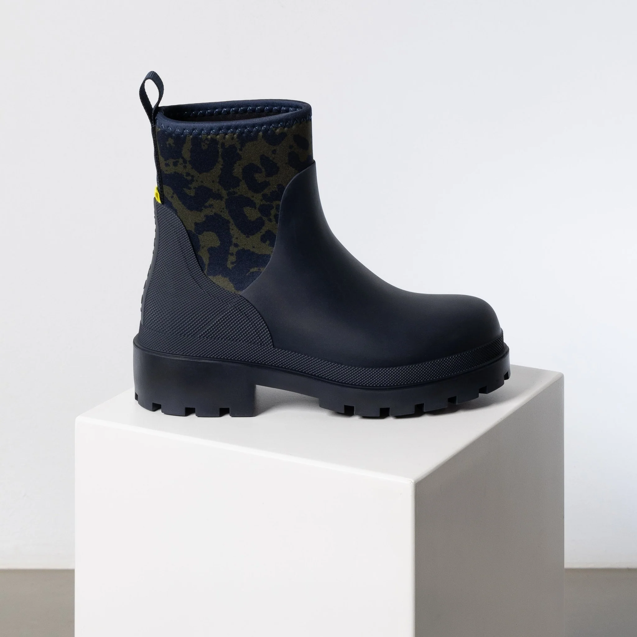 Rainboots short navy/leo navy-olive - Image 12