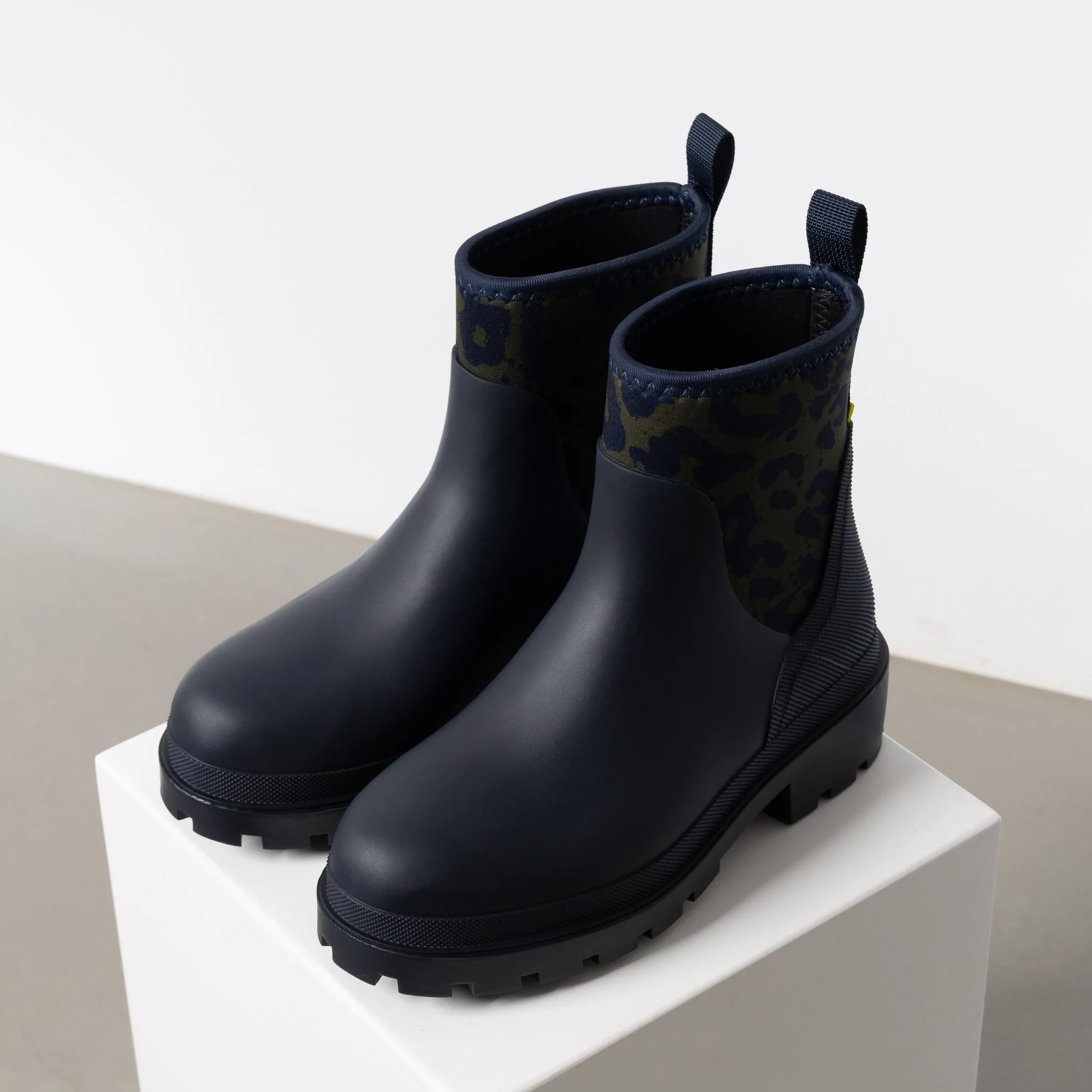 Rainboots short navy/leo navy-olive - Image 13