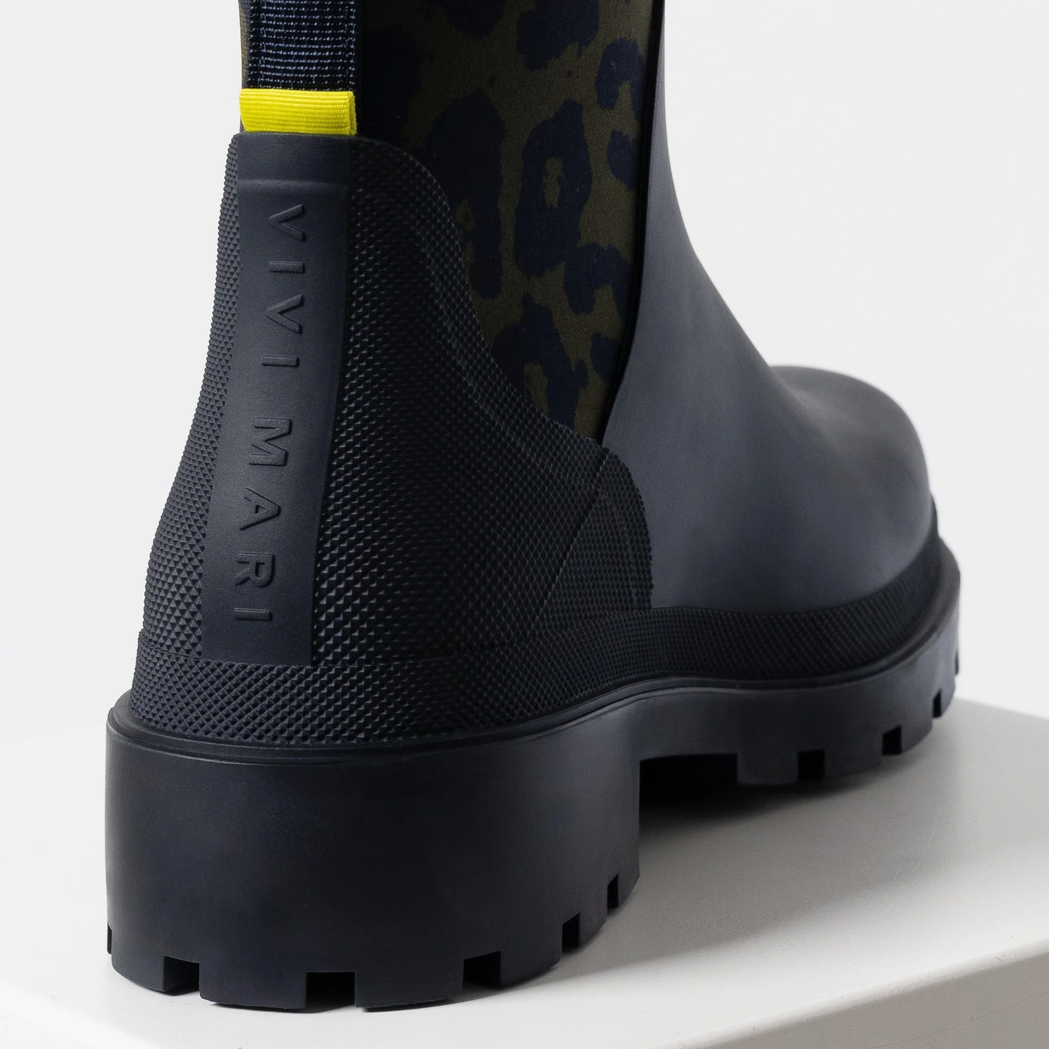 Rainboots short navy/leo navy-olive - Image 3