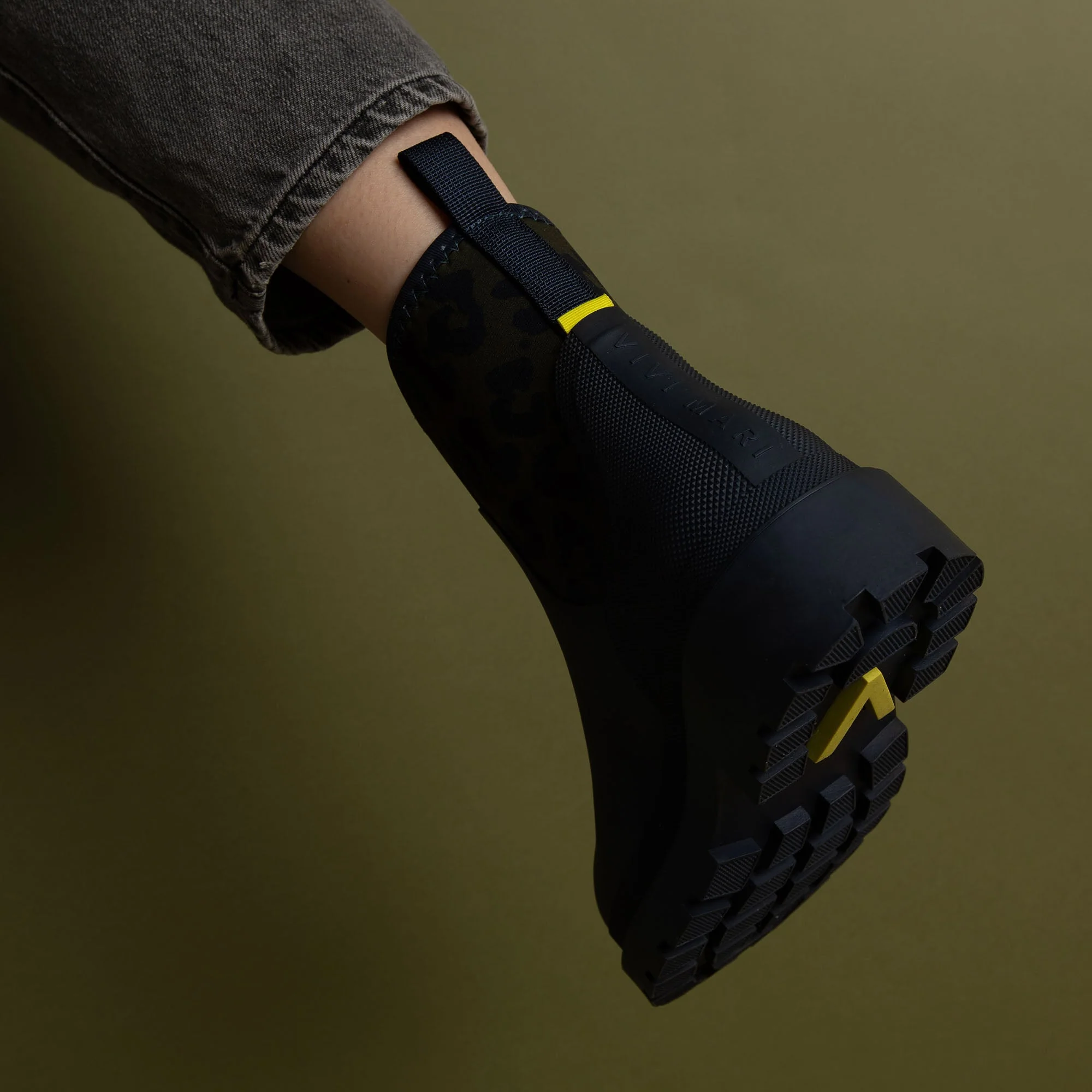 Rainboots short navy/leo navy-olive - Image 8