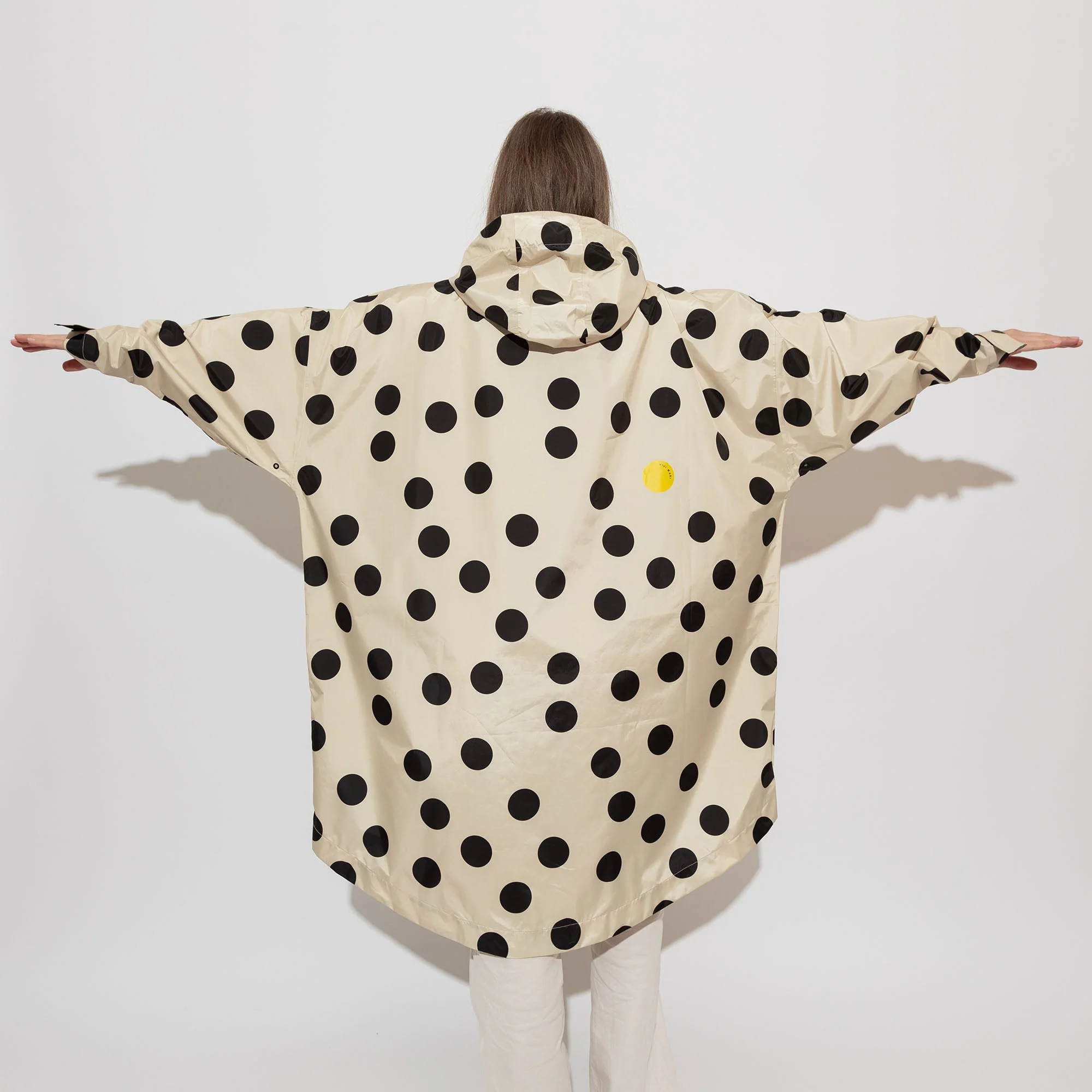 Raincoat dots black/sand - Image 10
