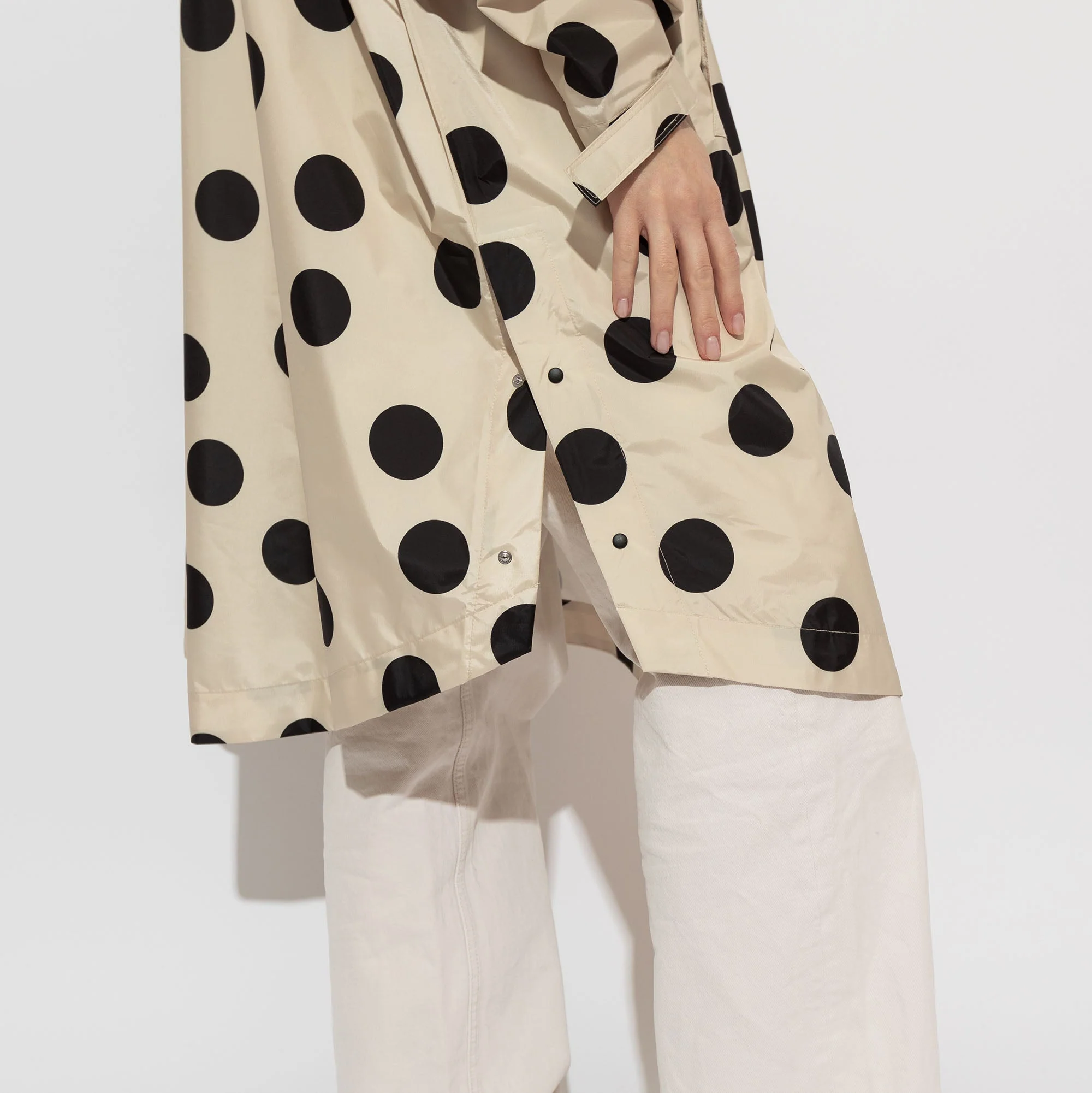 Raincoat dots black/sand - Image 12