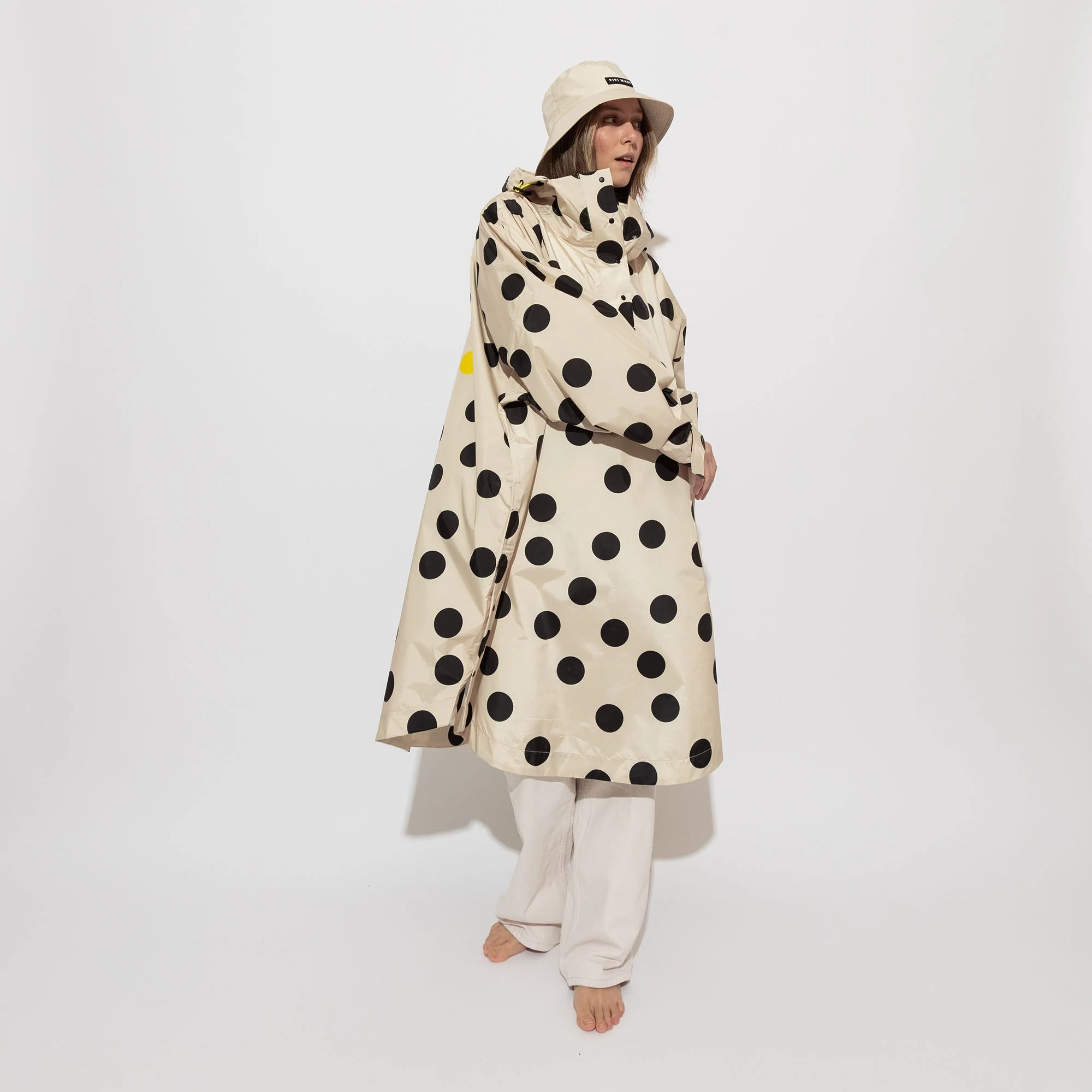 Raincoat dots black/sand - Image 6