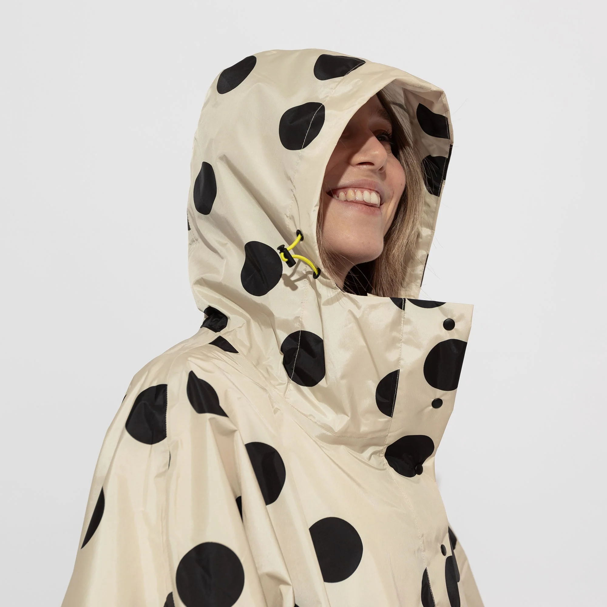 Raincoat dots black/sand - Image 7