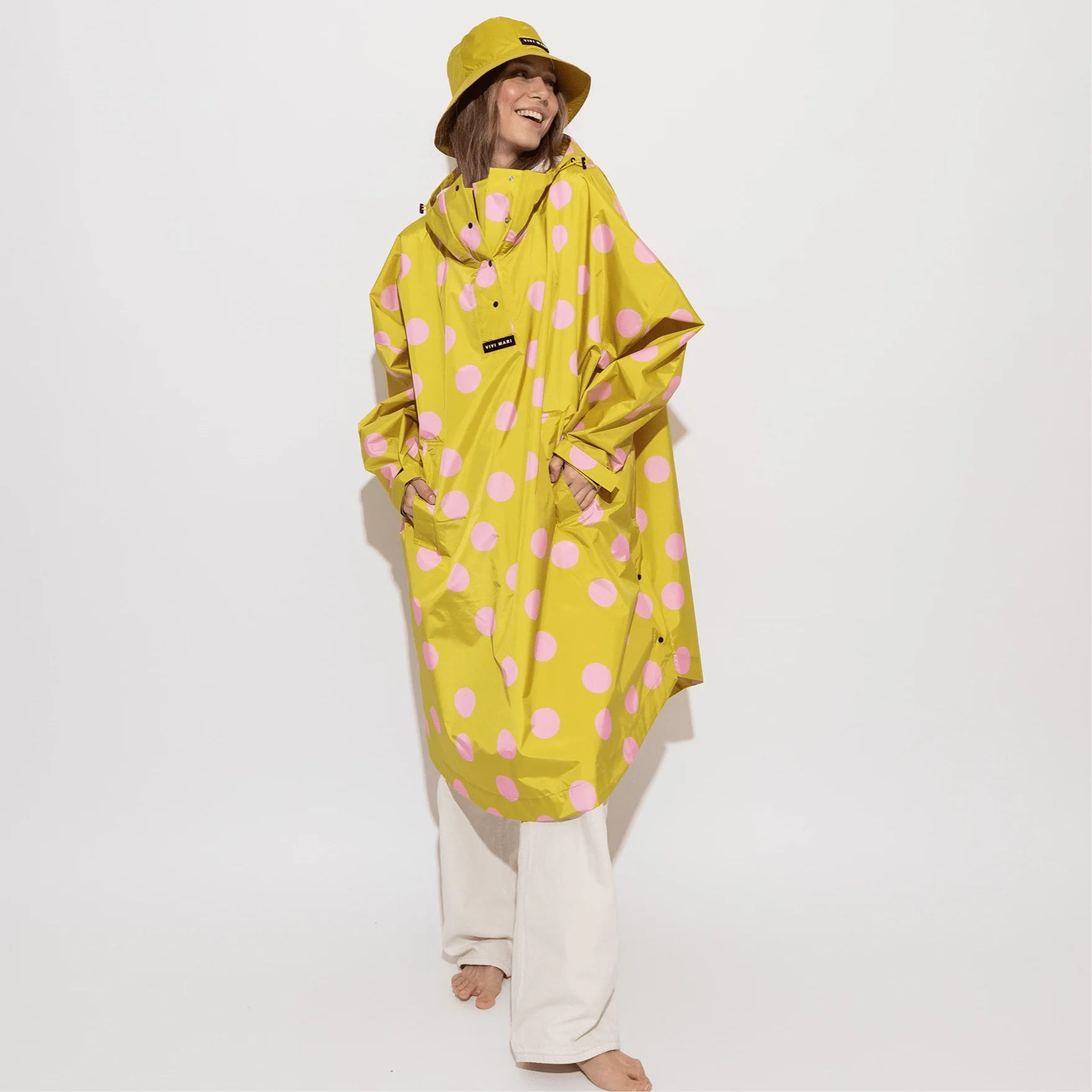 Raincoat dots citrus/rosé - Image 10