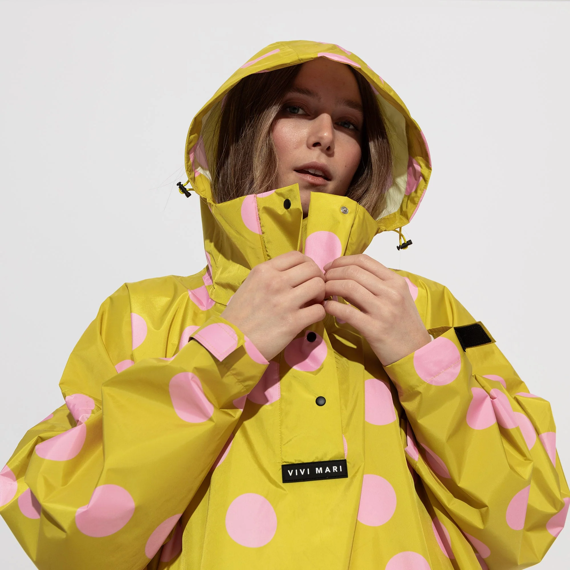 Raincoat dots citrus/rosé - Image 2