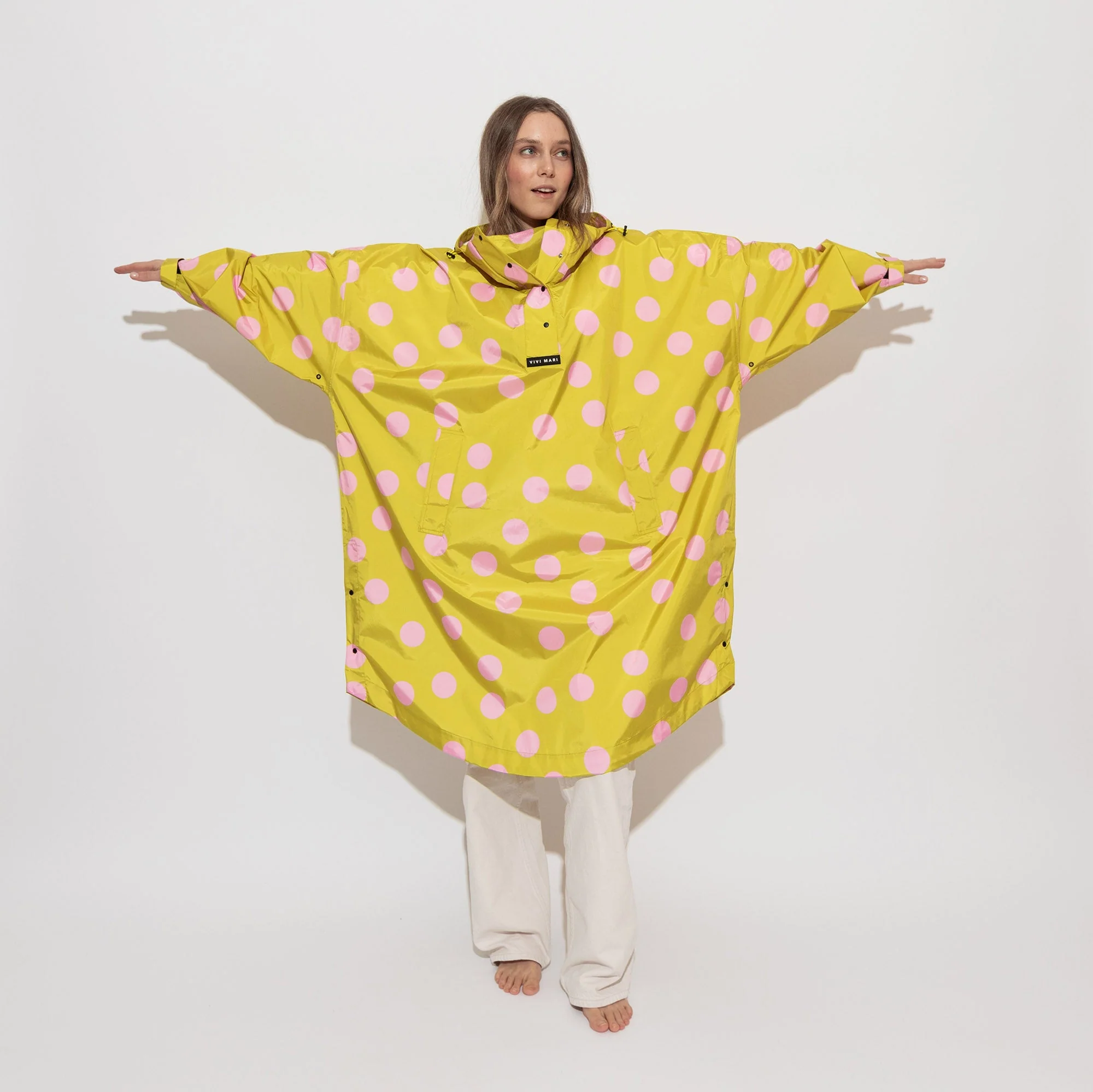 Raincoat dots citrus/rosé - Image 6