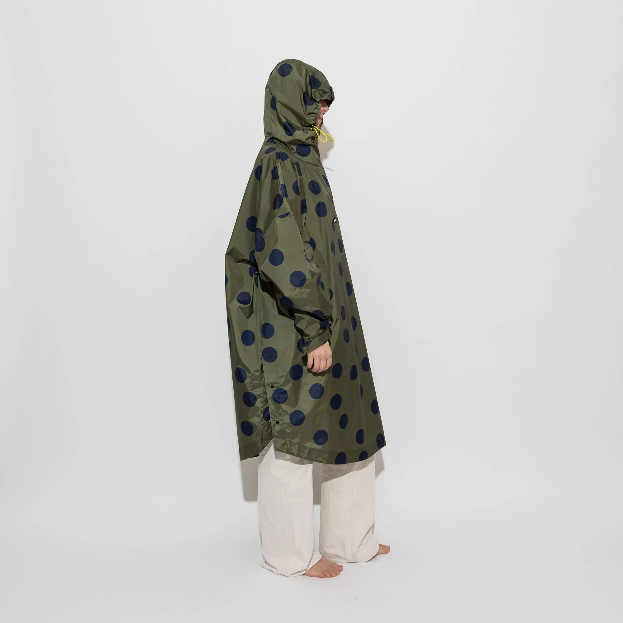 Raincoat dots olive/navy - Image 7
