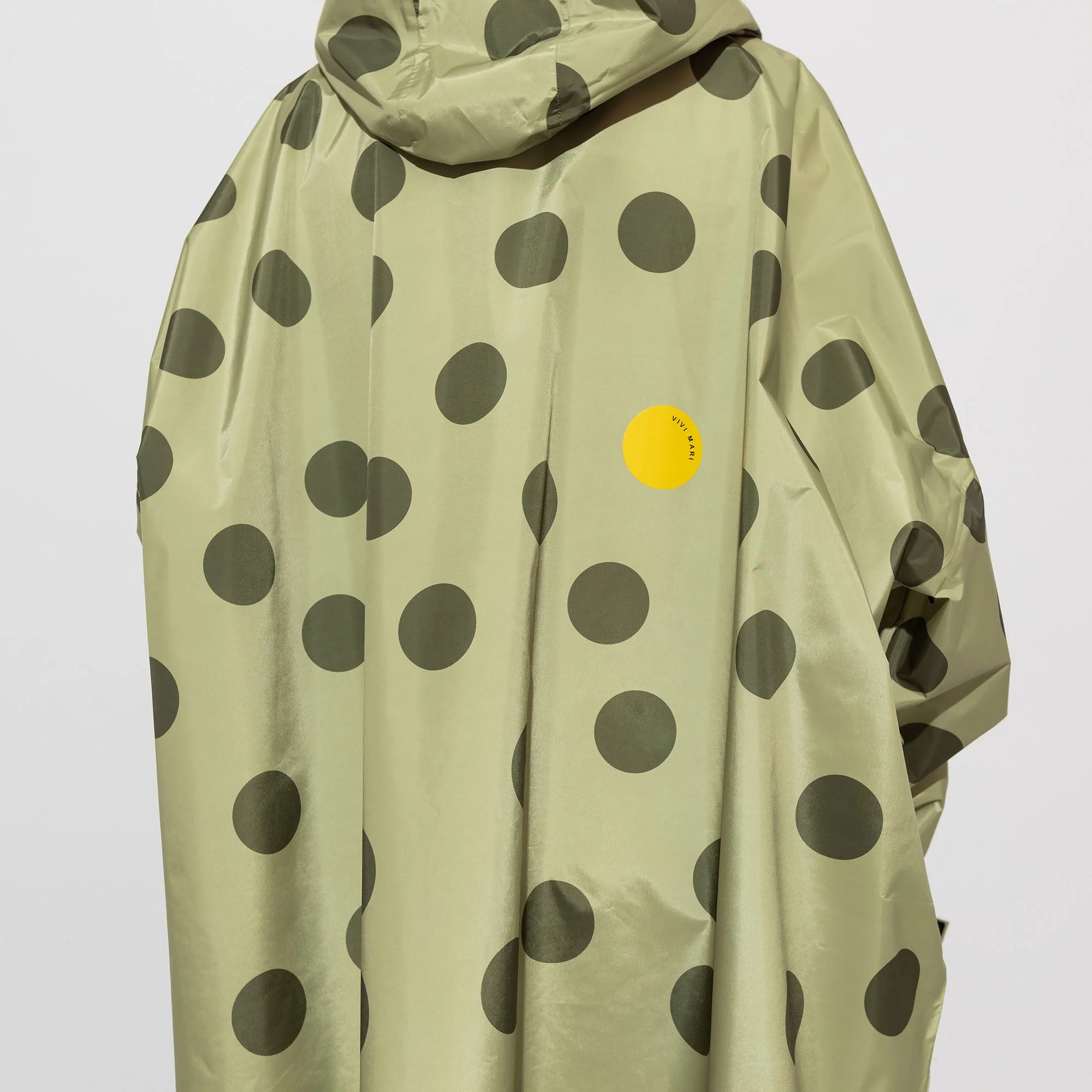 Raincoat dots pale olive/olive - Image 12