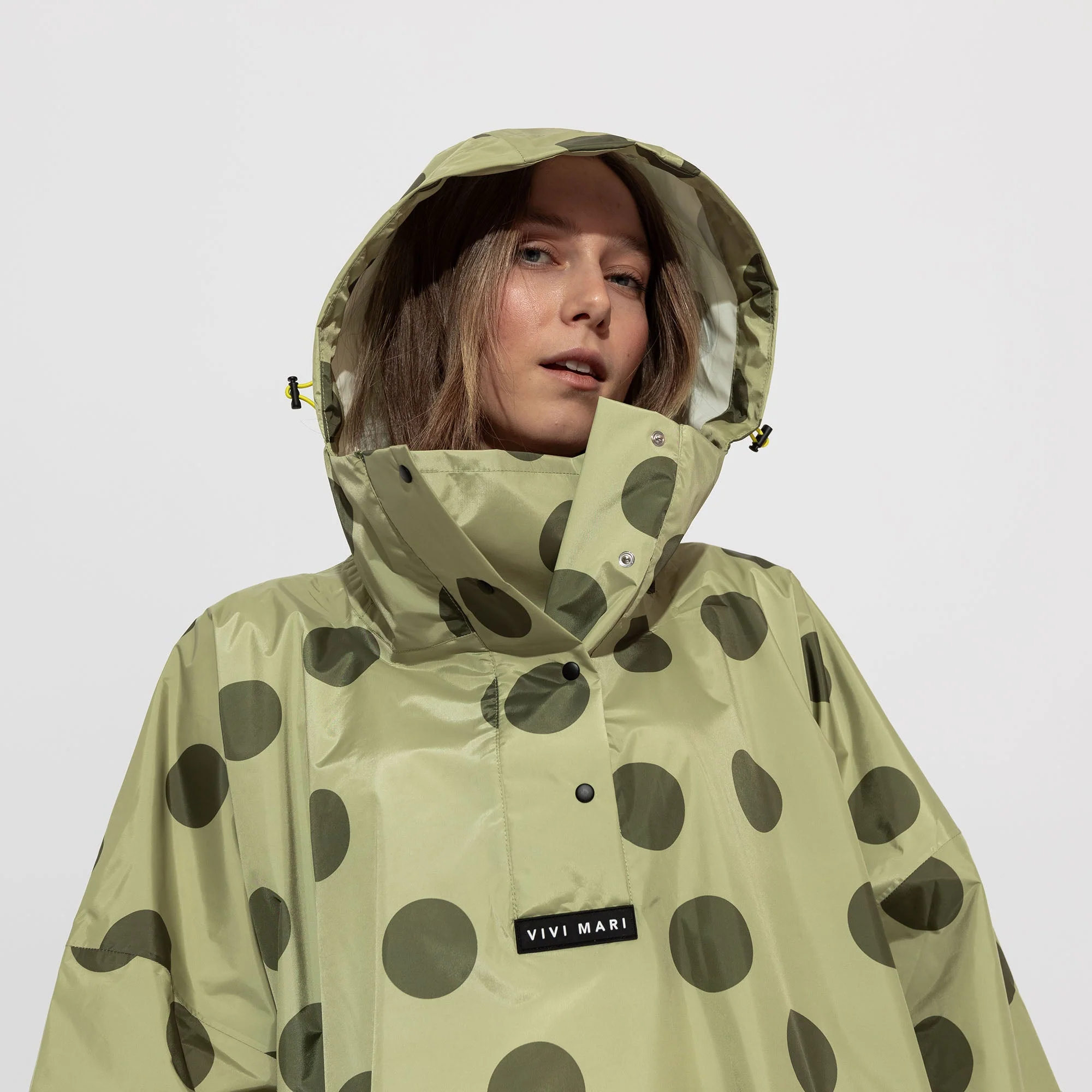 Raincoat dots pale olive/olive - Image 2
